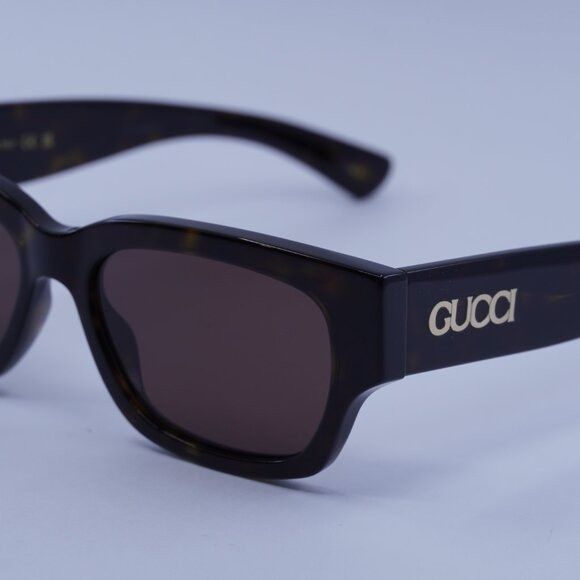Gucci Gucci GG1794S 002 Sunglasses Dark Havana Square Frame, Brown Size ONE SIZE - 4 Thumbnail