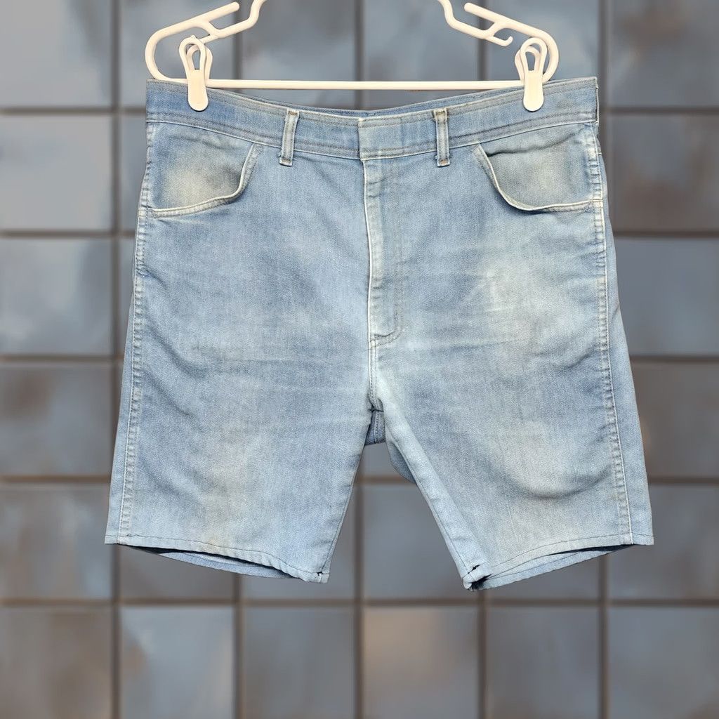 Vintage VINTAGE Sport-a-bouts Bermuda Denim Shorts 36 8in Blue Distressed USA Mens Size US 36 / EU 52 - 1 Thumbnail