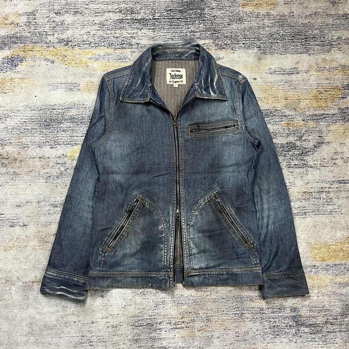 JACKROSE Jackrose single riders bikers denim jacket Size US M / EU 48-50 / 2 - 2 Thumbnail