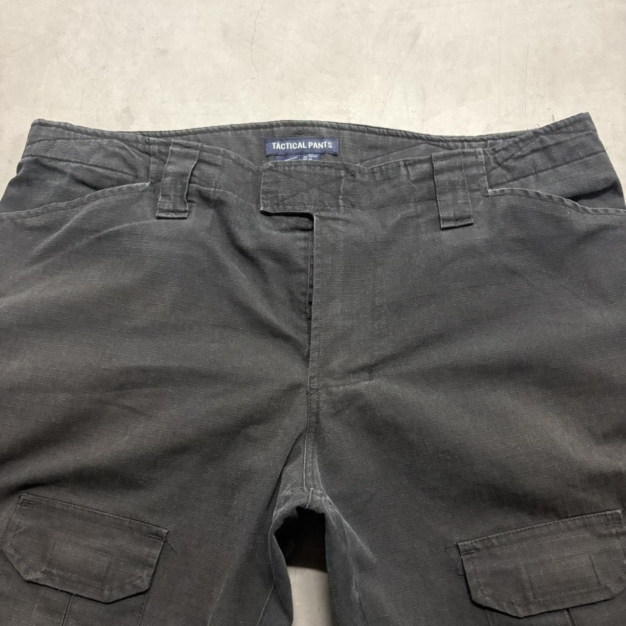 Vintage Crazy Vintage Y2K/2000s Baggy Black Streetwear Style Skater Cargo Tactical Pants! Size US 36 / EU 52 - 4 Thumbnail