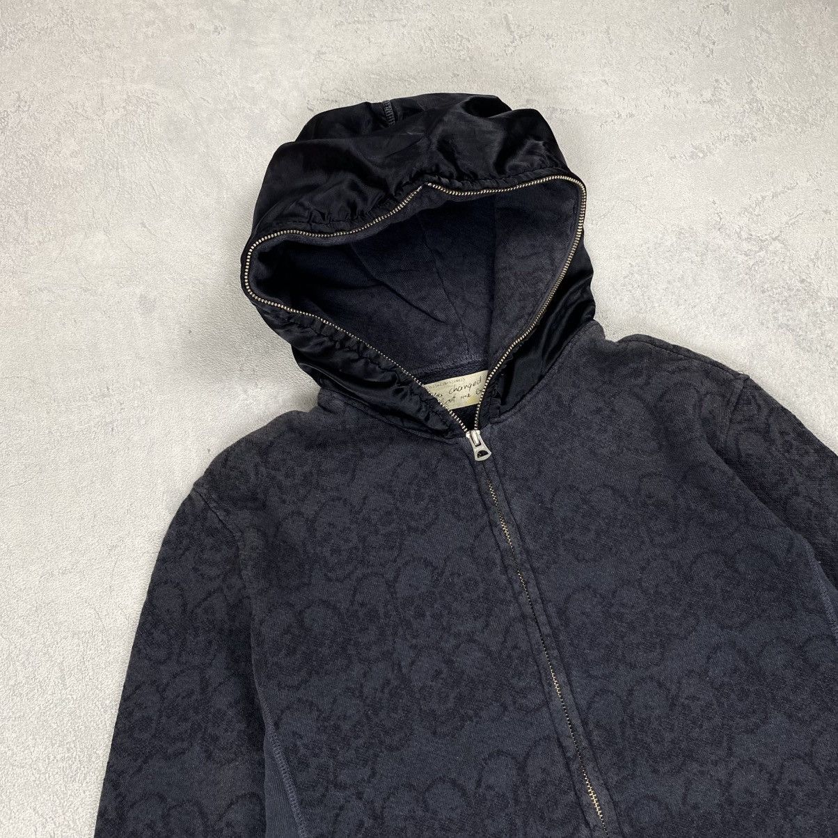 14th Addiction Japanese Heritage Stone Skull Pattern Zip Hoodie Sweatshirt Size US M / EU 48-50 / 2 - 2 Thumbnail