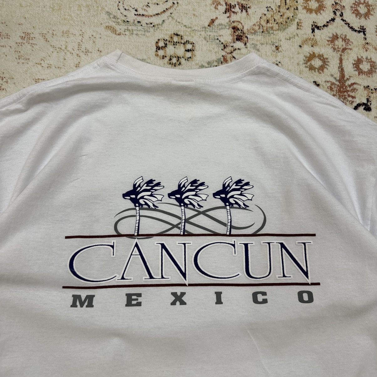 Designer × Vintage Vintage Adult Cancun Mexico T-shirts Big Logo USA 00s Size US XL / EU 56 / 4 - 5 Thumbnail