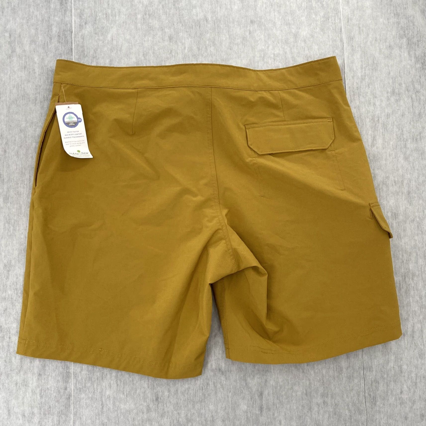 Duluth Trading Company Duluth Trading Shorts Board Shorts Mens 40 Yellow Bull Moose Flex 9" Quick Dry NEW Size US 40 / EU 56 - 2 Thumbnail