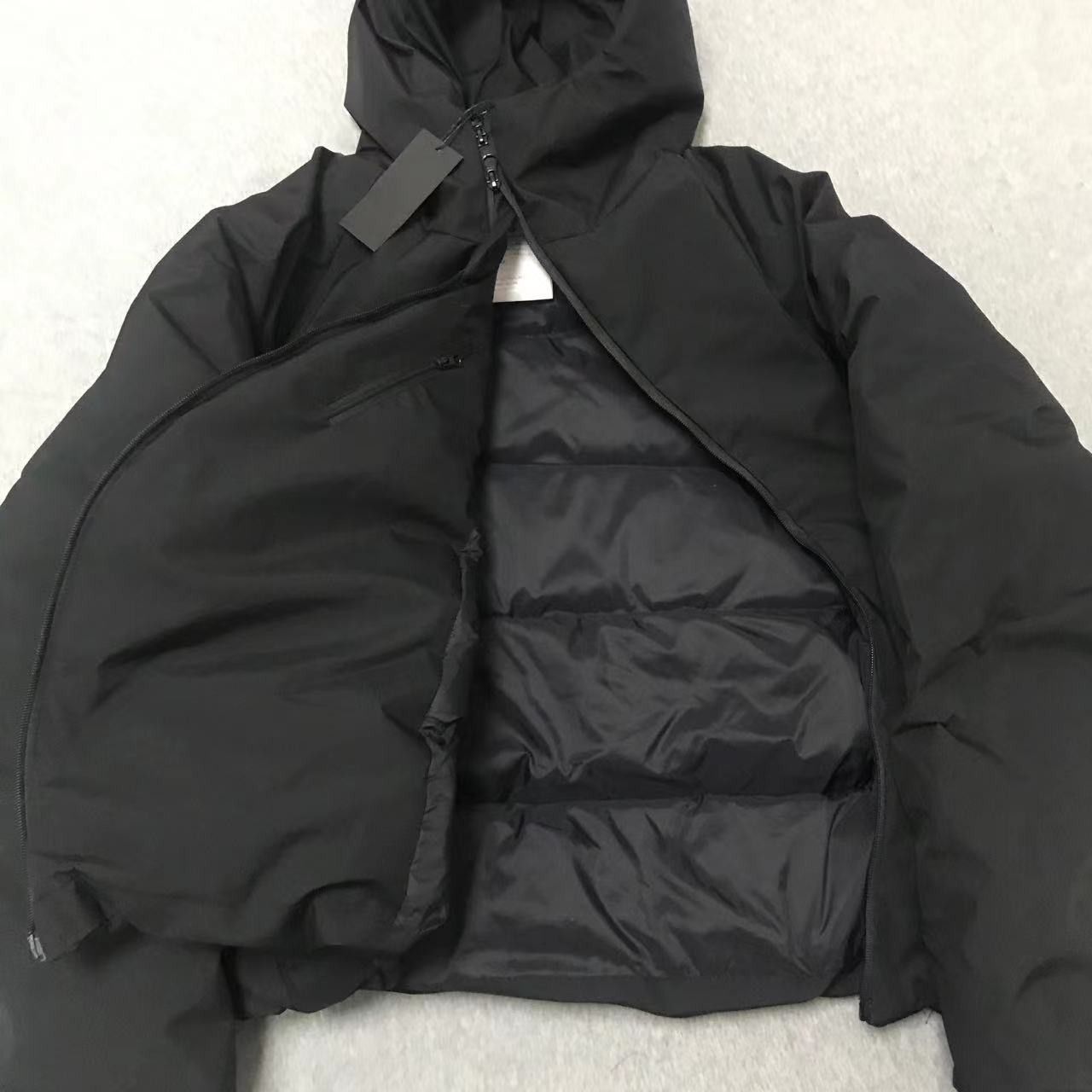 Japanese Brand × Other Gorpcore Irregular Zipper Padded Jacket With Hat Size US XL / EU 56 / 4 - 7 Thumbnail