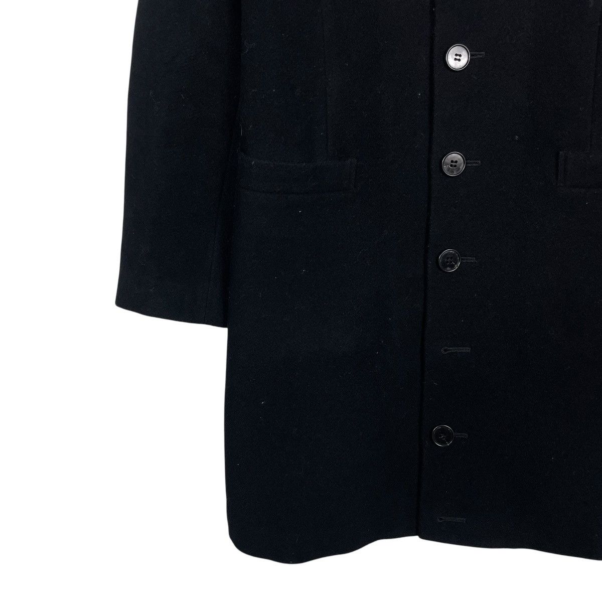 Issey Miyake Issey Miyake x Sunao Kuwahara Black Wool Long Coat Size M / US 6-8 / IT 42-44 - 4 Thumbnail