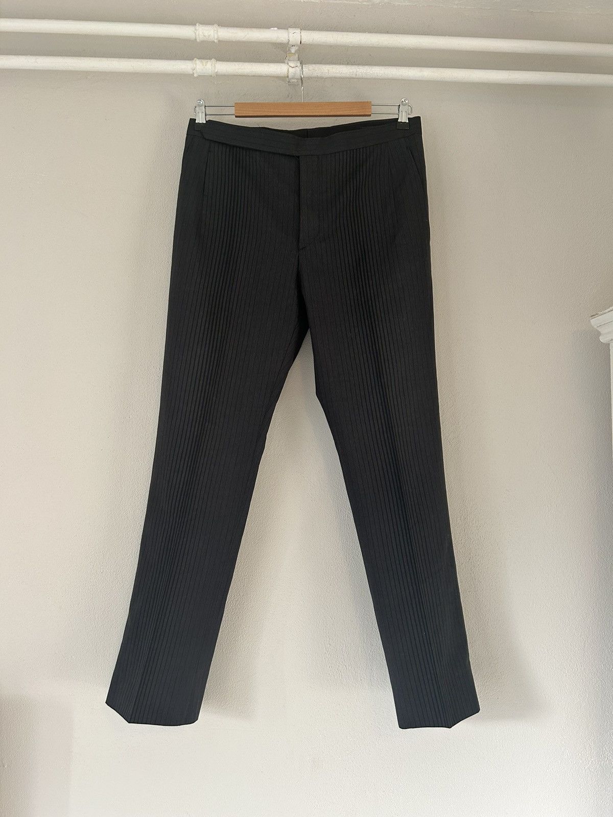 Image of Prada Striped Pants in Grey, Men's (Size 36)