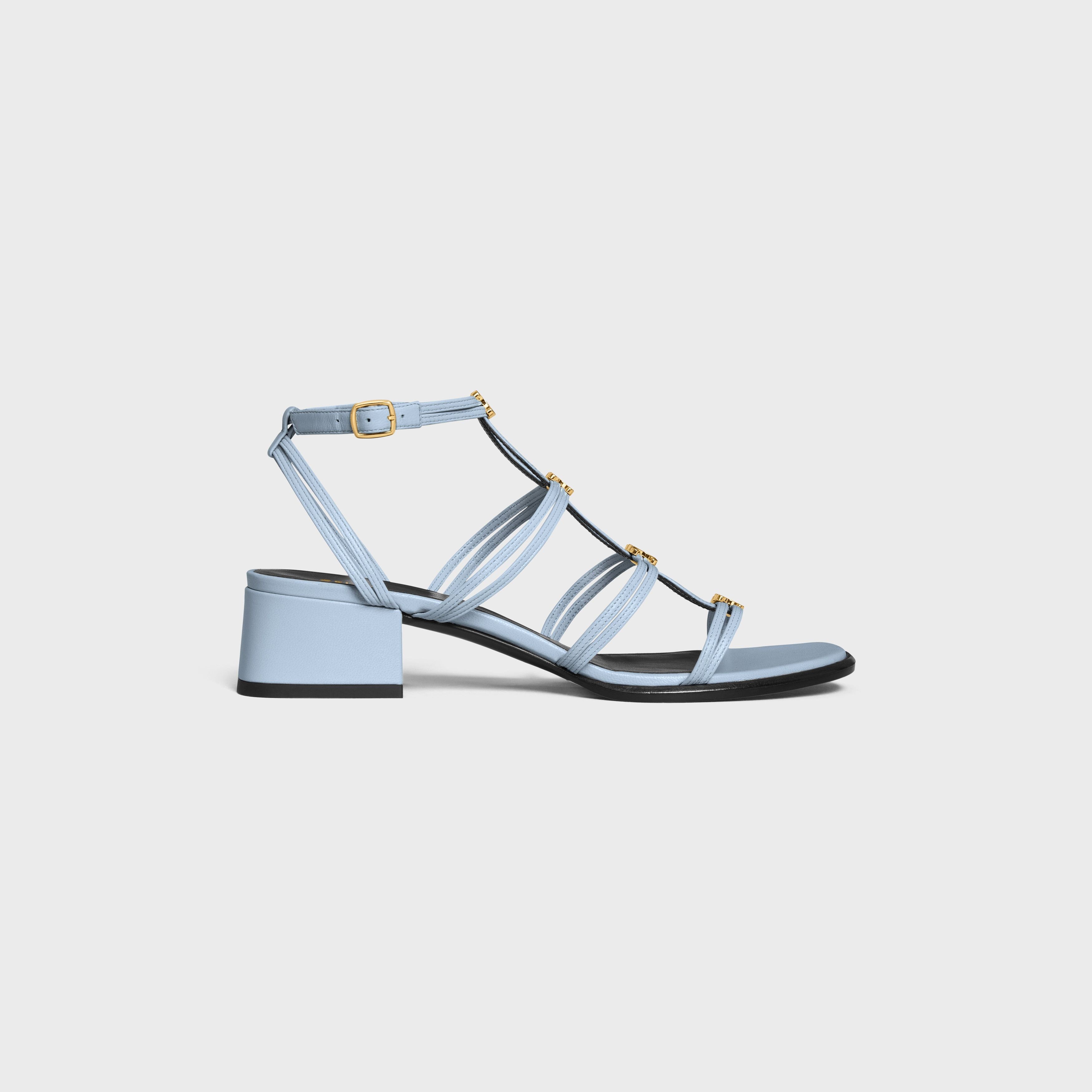Celine o1bcso1str0925 361233958C Clemence Multi Triomphe Sandals Size US 8 / IT 38 - 1 Thumbnail
