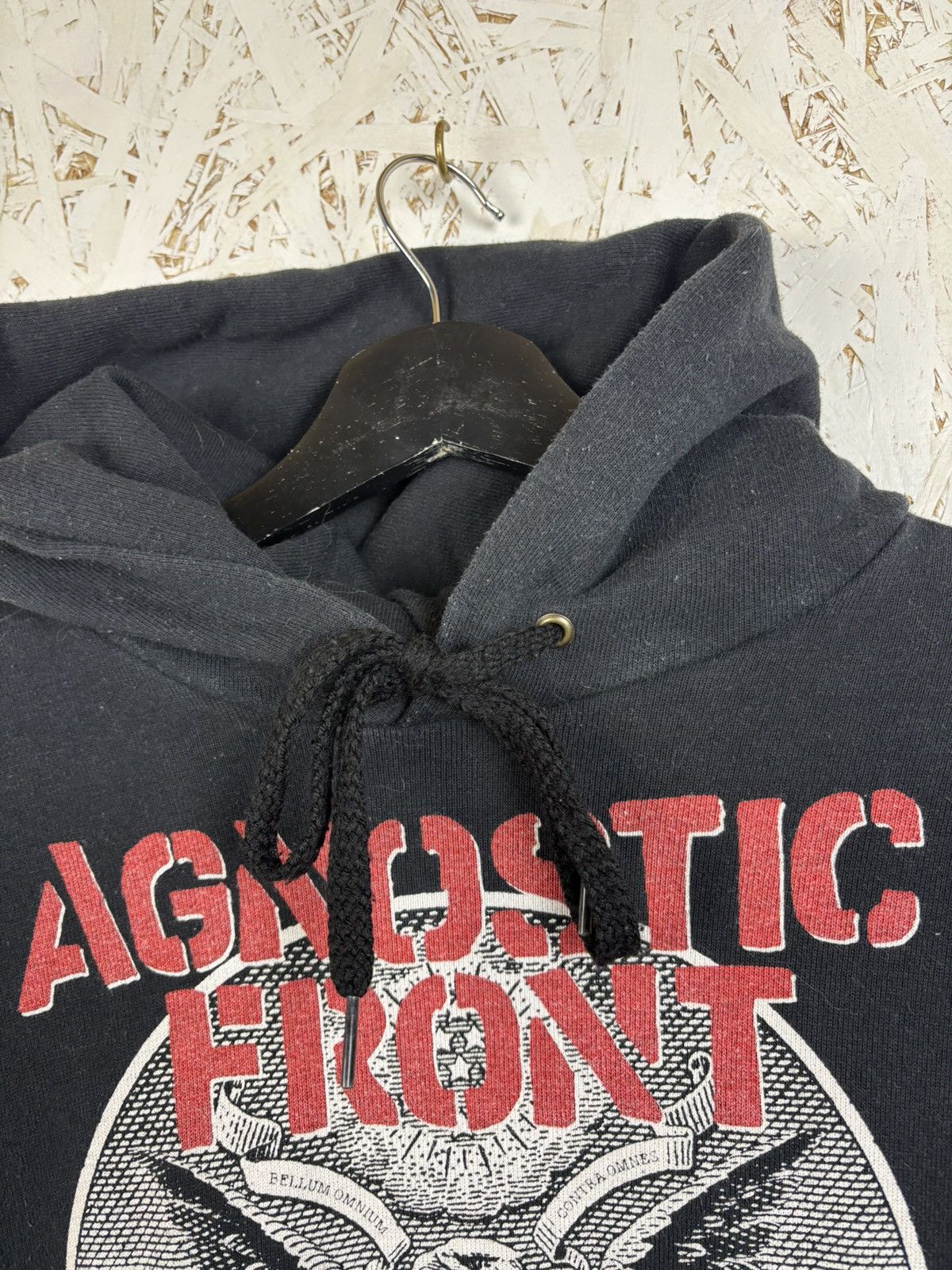Band Tees Vintage Agnostic Front New York Hardcore Band Hoodie L Black Size US L / EU 52-54 / 3 - 3 Thumbnail