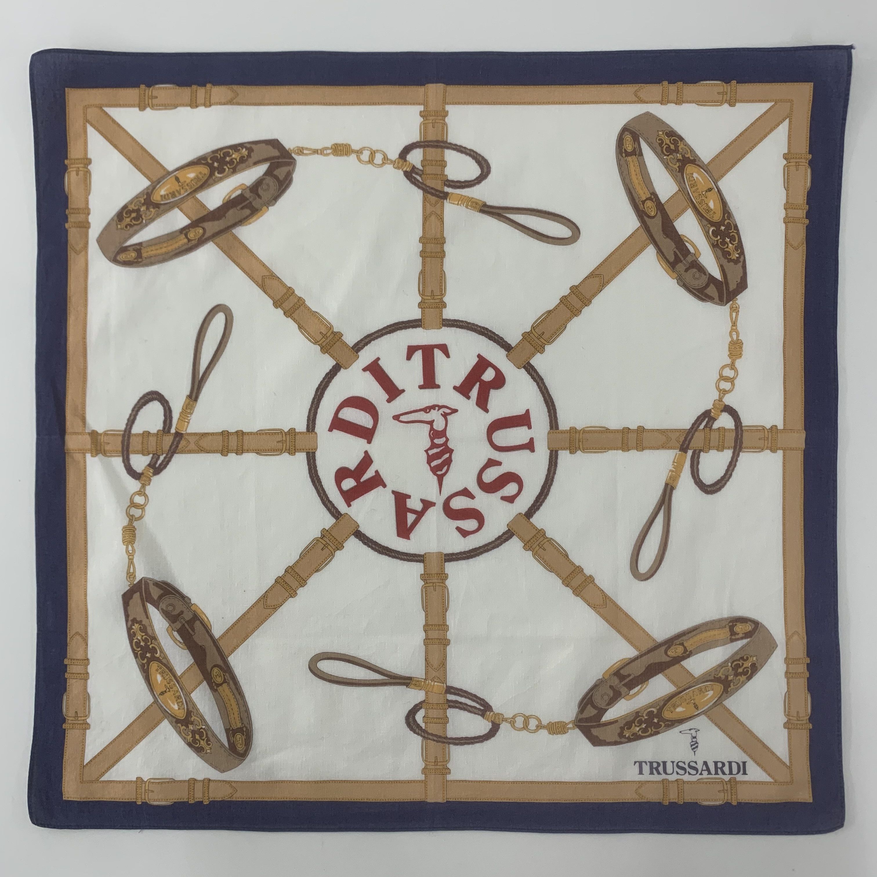 Trussardi Trussardi Handkerchief Bandana Neckerchief Pocket Square Size ONE SIZE - 2 Thumbnail