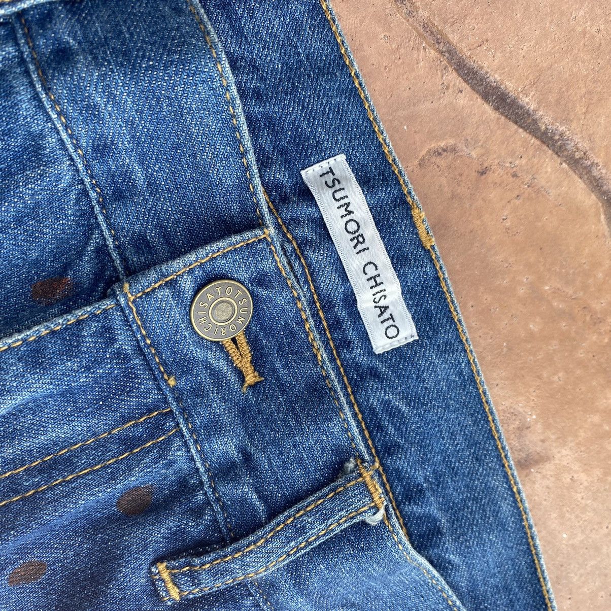 Issey Miyake Vintage Tsumori Chisato Issey Miyake Jeans ERD GRUNGE PANT Size US 33 - 4 Thumbnail