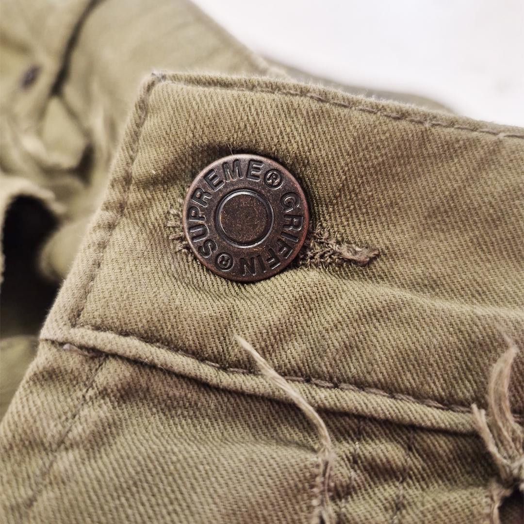 Supreme Supreme x Griffin 5 Pocket Olive Pants (36) Size US 36 / EU 52 - 7 Thumbnail