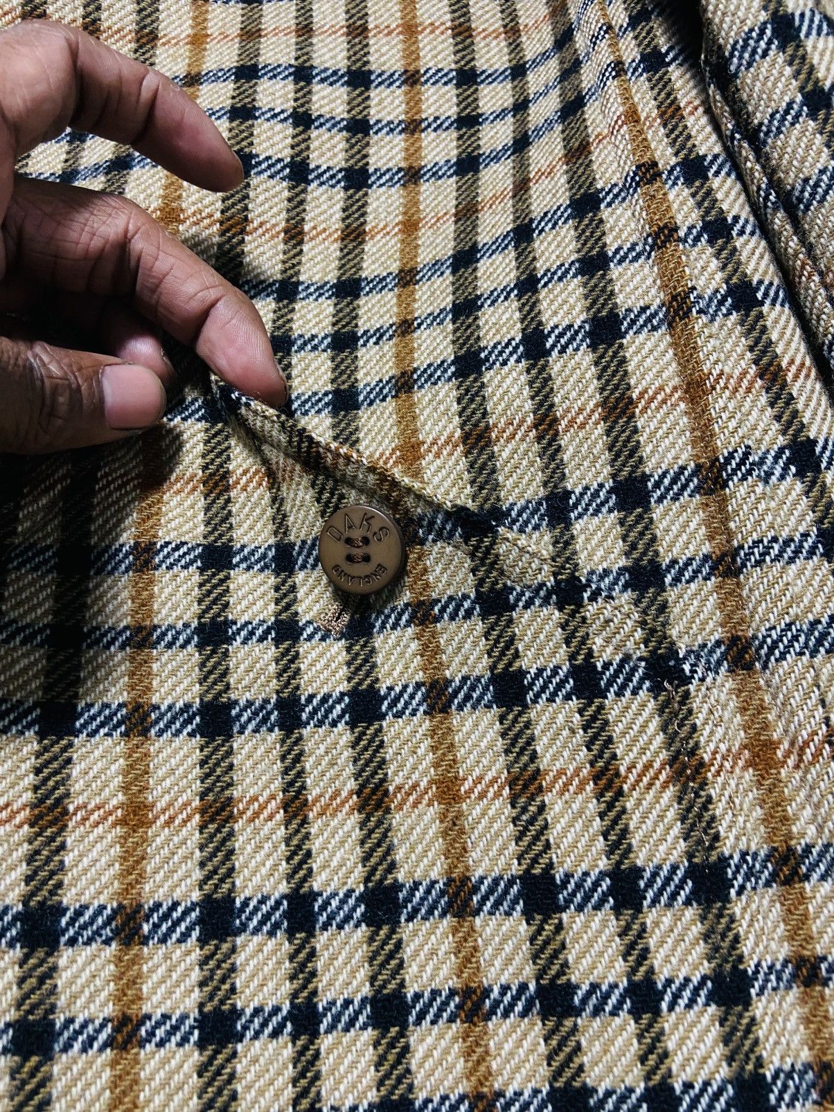 DAKS Daks England Reversible Wool Jacket Size M / US 6-8 / IT 42-44 - 8 Thumbnail