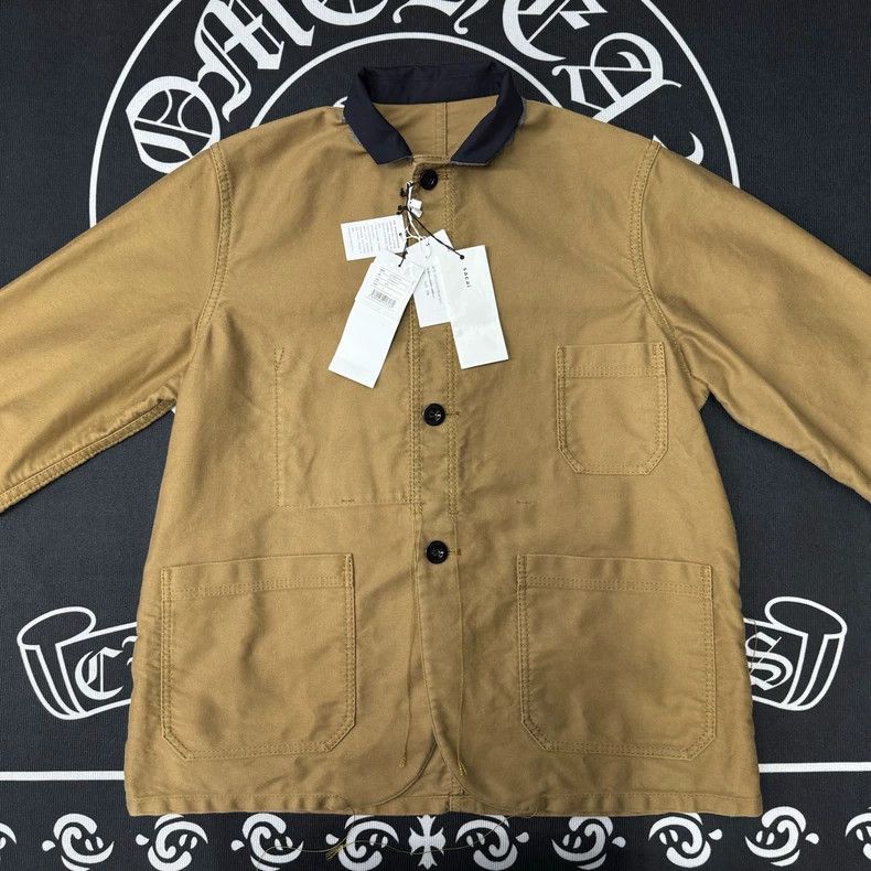 Sacai Sacai Yellow Military-Inspired Jacket Size US M / EU 48-50 / 2 - 1 Thumbnail
