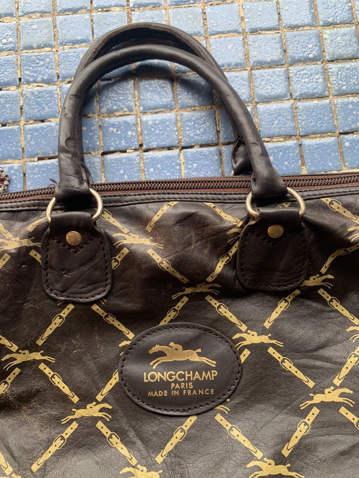 Longchamp × Vintage Vintage longchamp handle bag Size ONE SIZE - 3 Thumbnail