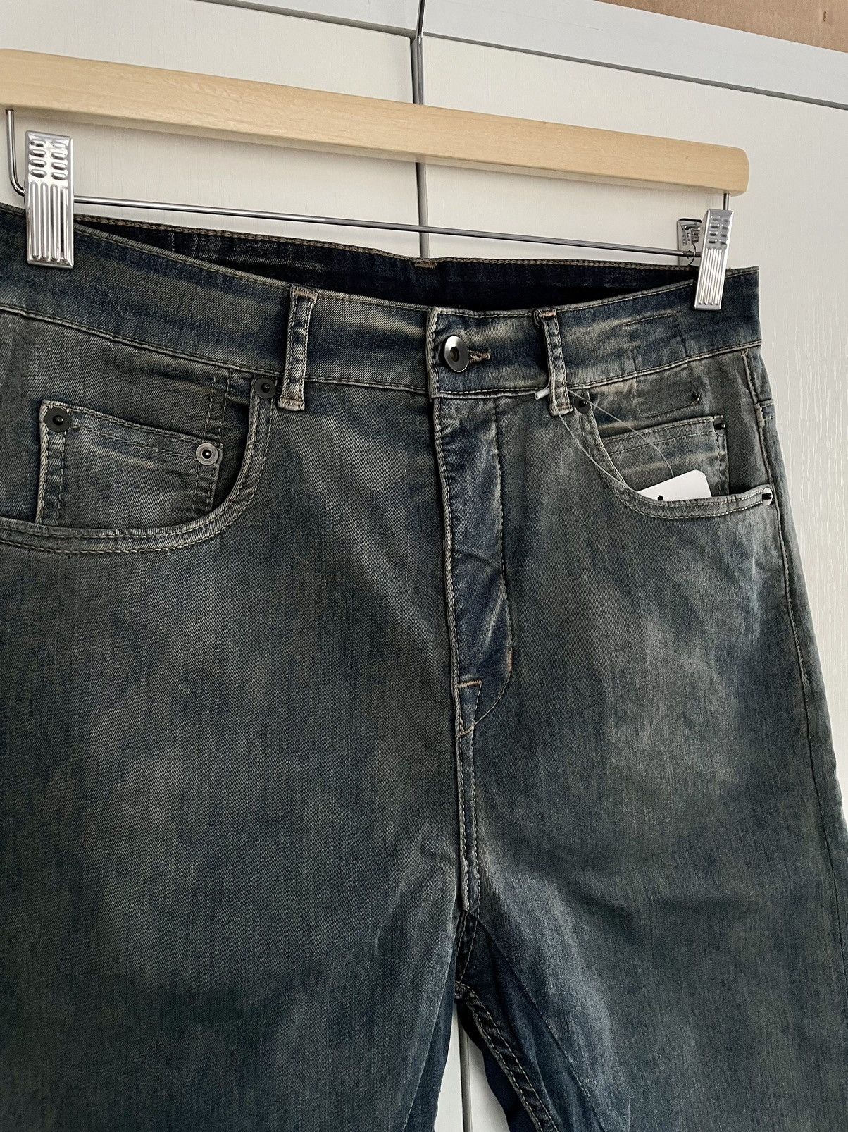 Rick Owens Rick Owens Drkshdw Lightweight Detroit Cut Cropped Jeans Size US 29 - 3 Thumbnail