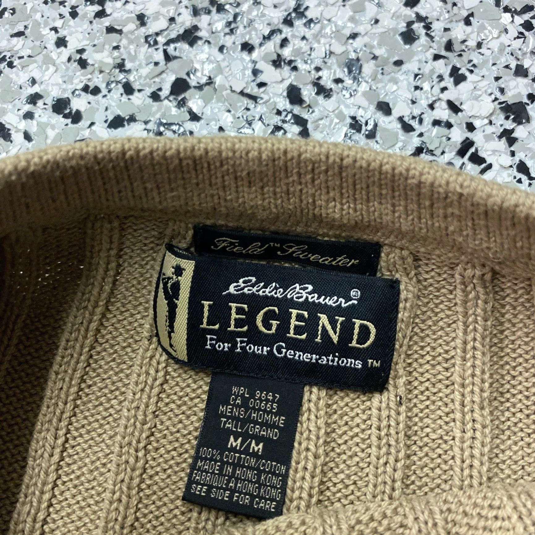 Eddie Bauer VINTAGE Eddie Bauer Sweater Mens M Beige Crewneck Ribbed Pocket Crewneck Knit Lightweight All Seasons Classic Preppy Mens Size US M / EU 48-50 / 2 - 5 Thumbnail