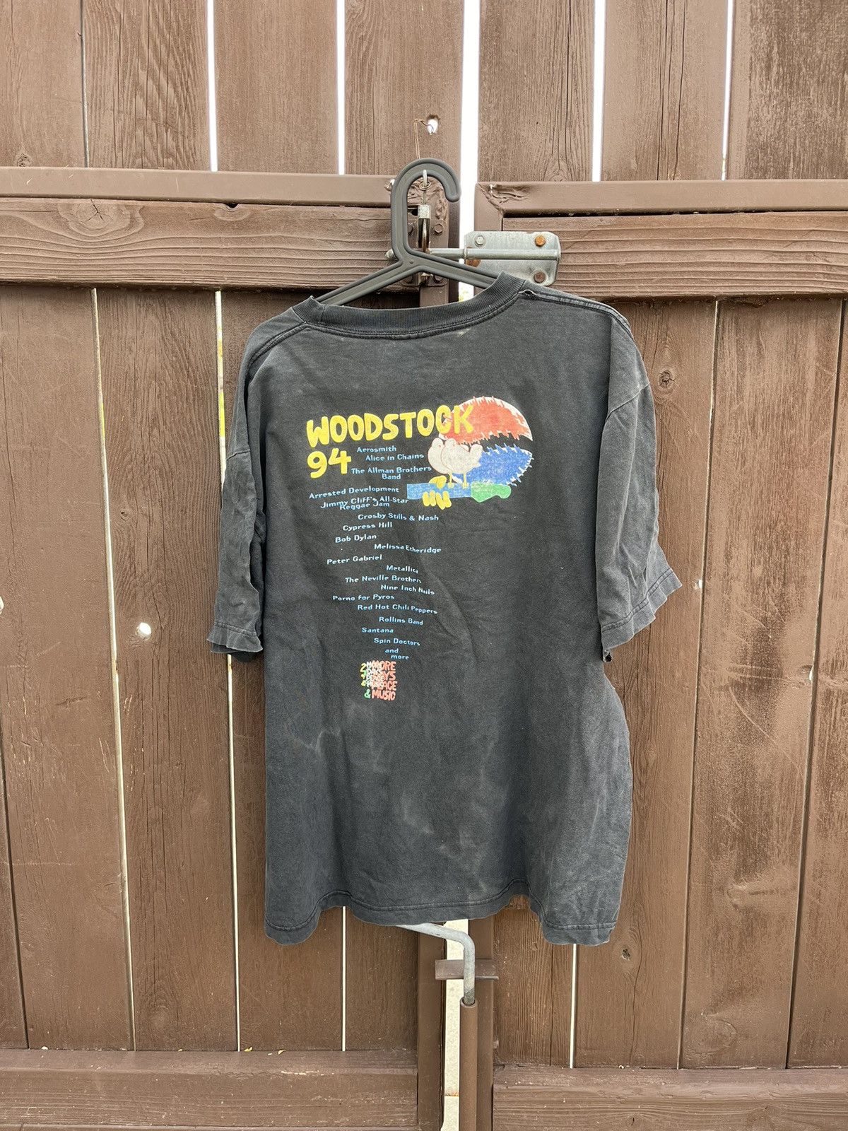 Vintage vintage 90s woodstock pepsi tee Size US XL / EU 56 / 4 - 4 Thumbnail