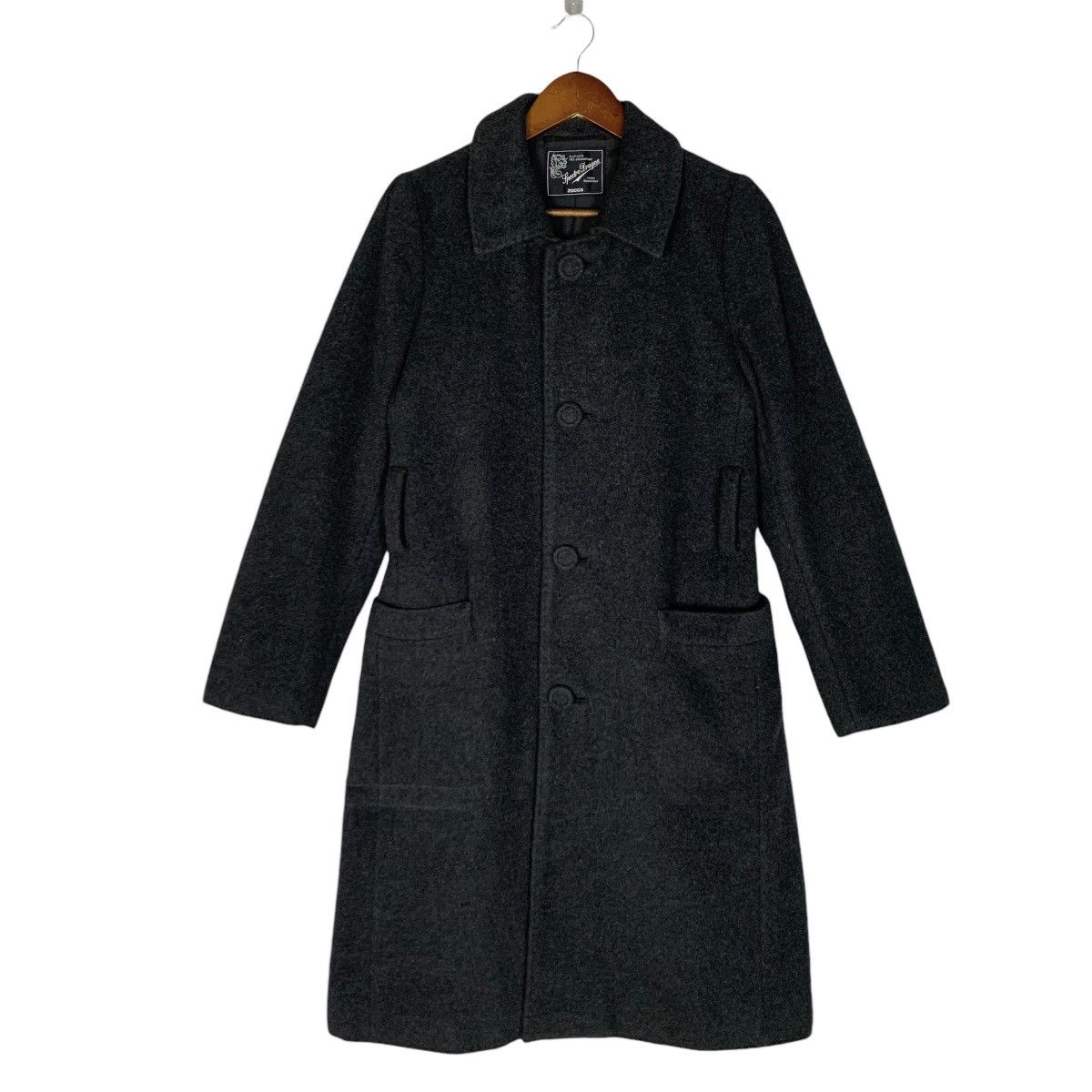 Issey Miyake Vintage Zucca by Issey Miyake Angora Wool Long Coat Size S Size M / US 6-8 / IT 42-44 - 1 Thumbnail