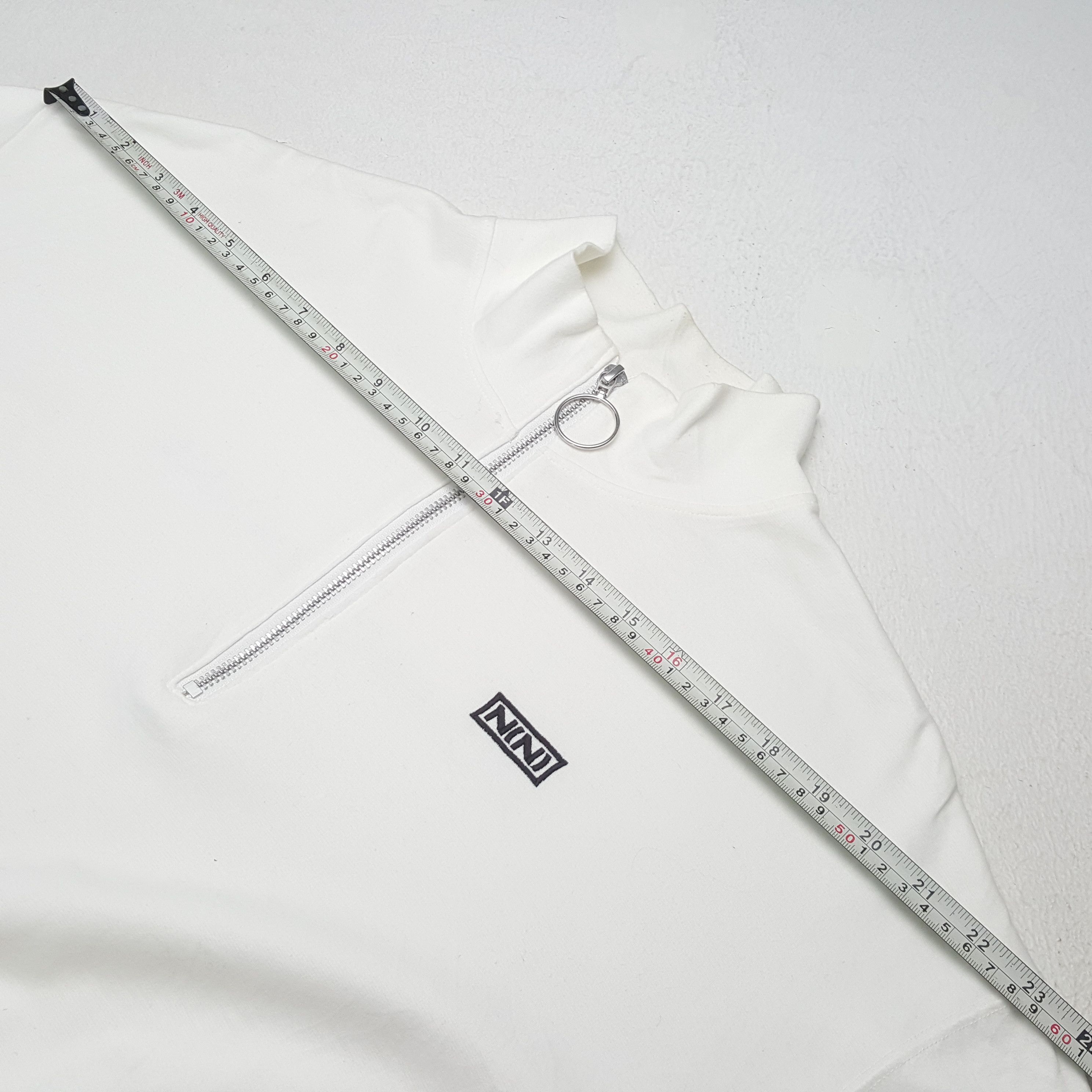 Japanese Brand × Number (N)ine × Vintage Number Nine Japanese Brand Custom Art Half Zipper Tshirt Size US XL / EU 56 / 4 - 9 Thumbnail