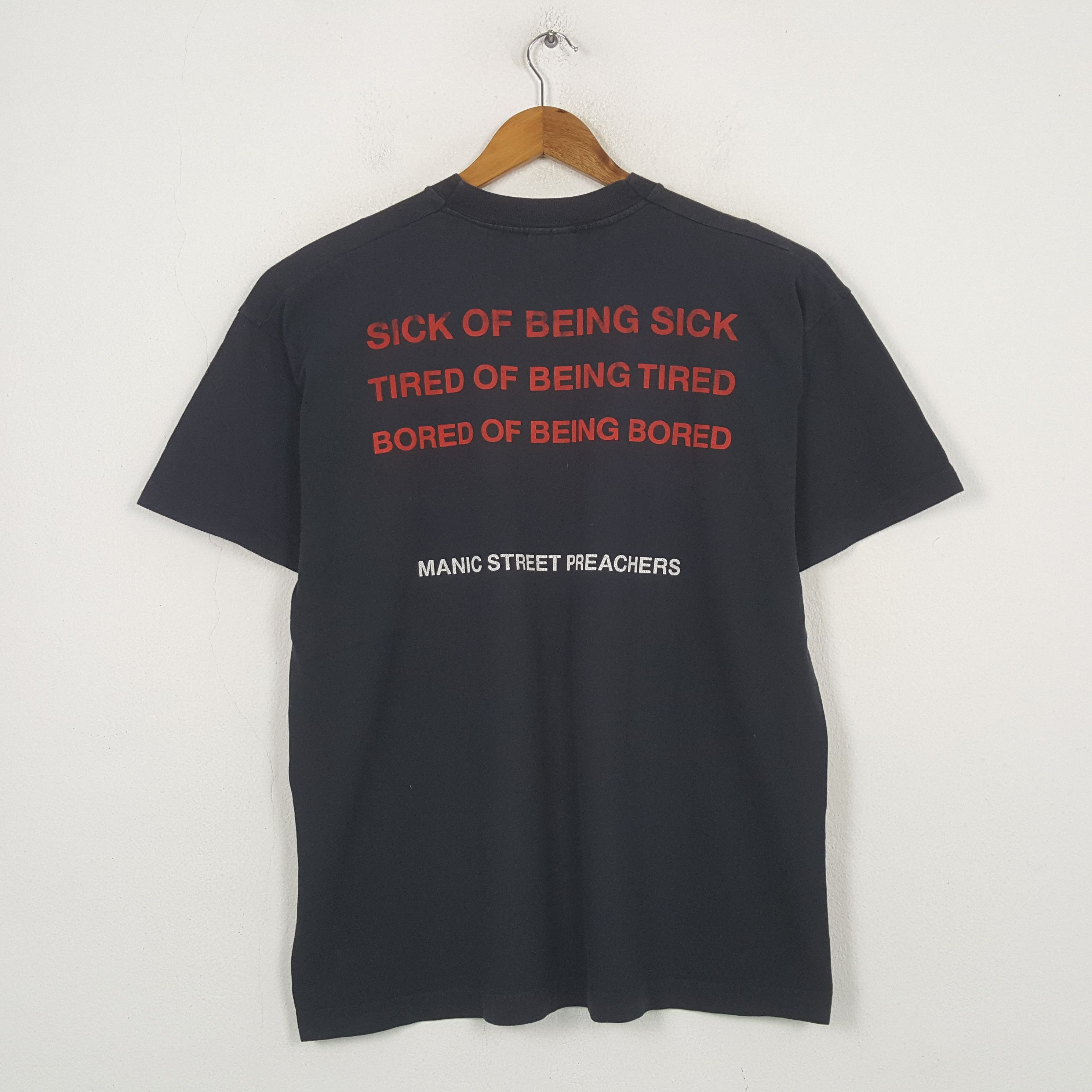 Vintage Vintage Manic Street Preachers Welsh Rock Band T-shirt RR26 Size US XL / EU 56 / 4 - 3 Thumbnail