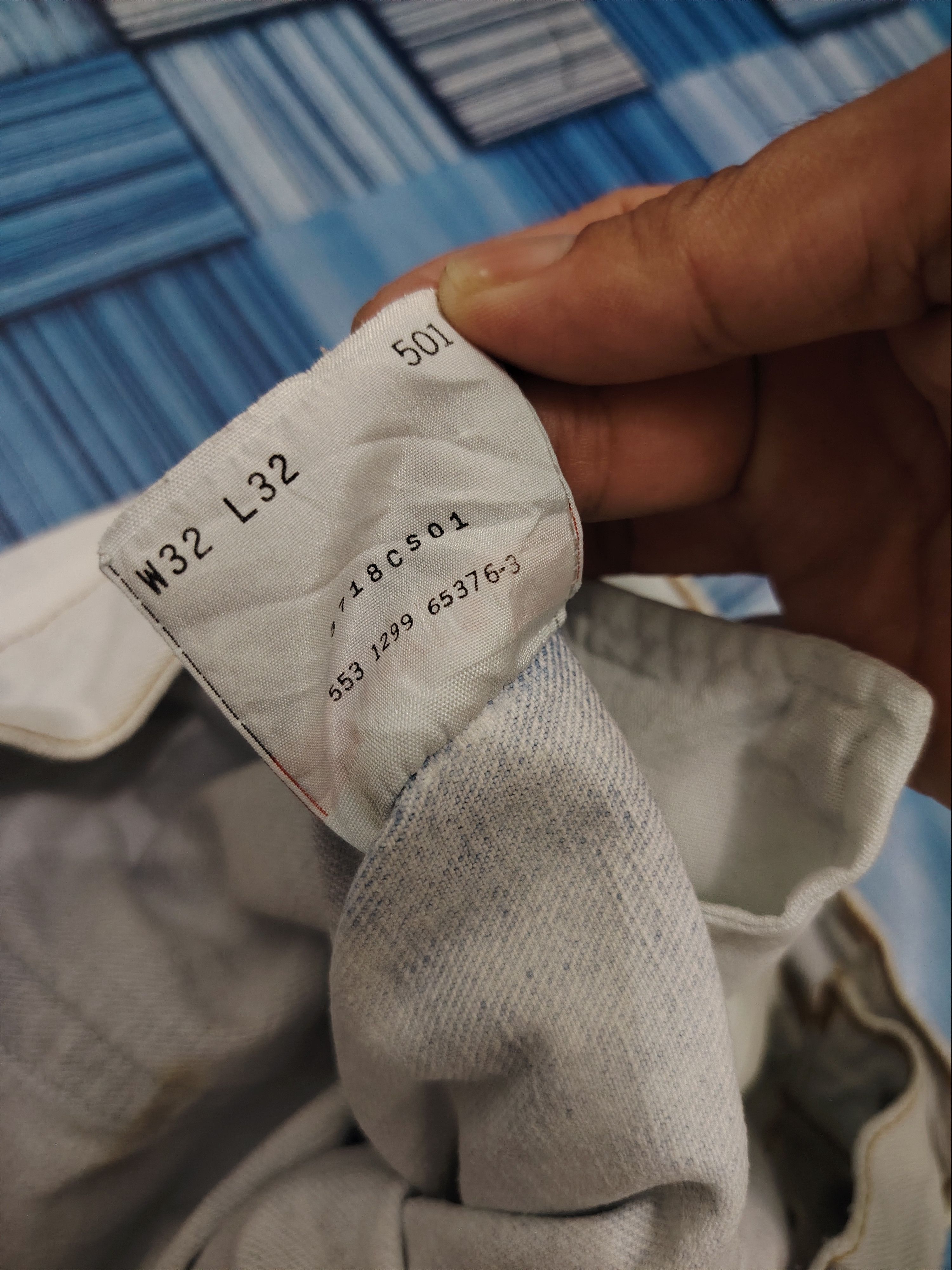 Levi's Thrashed Acid Washed Vtg Levi's 501 Button 553 made in usa Size US 30 / EU 46 - 19 Thumbnail