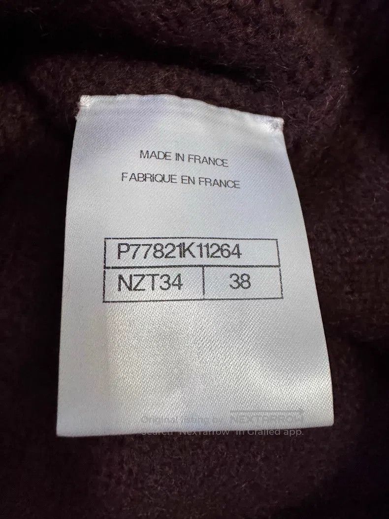 Chanel Chanel Burgundy flower sweater Size XS / US 0-2 / IT 36-38 - 5 Thumbnail