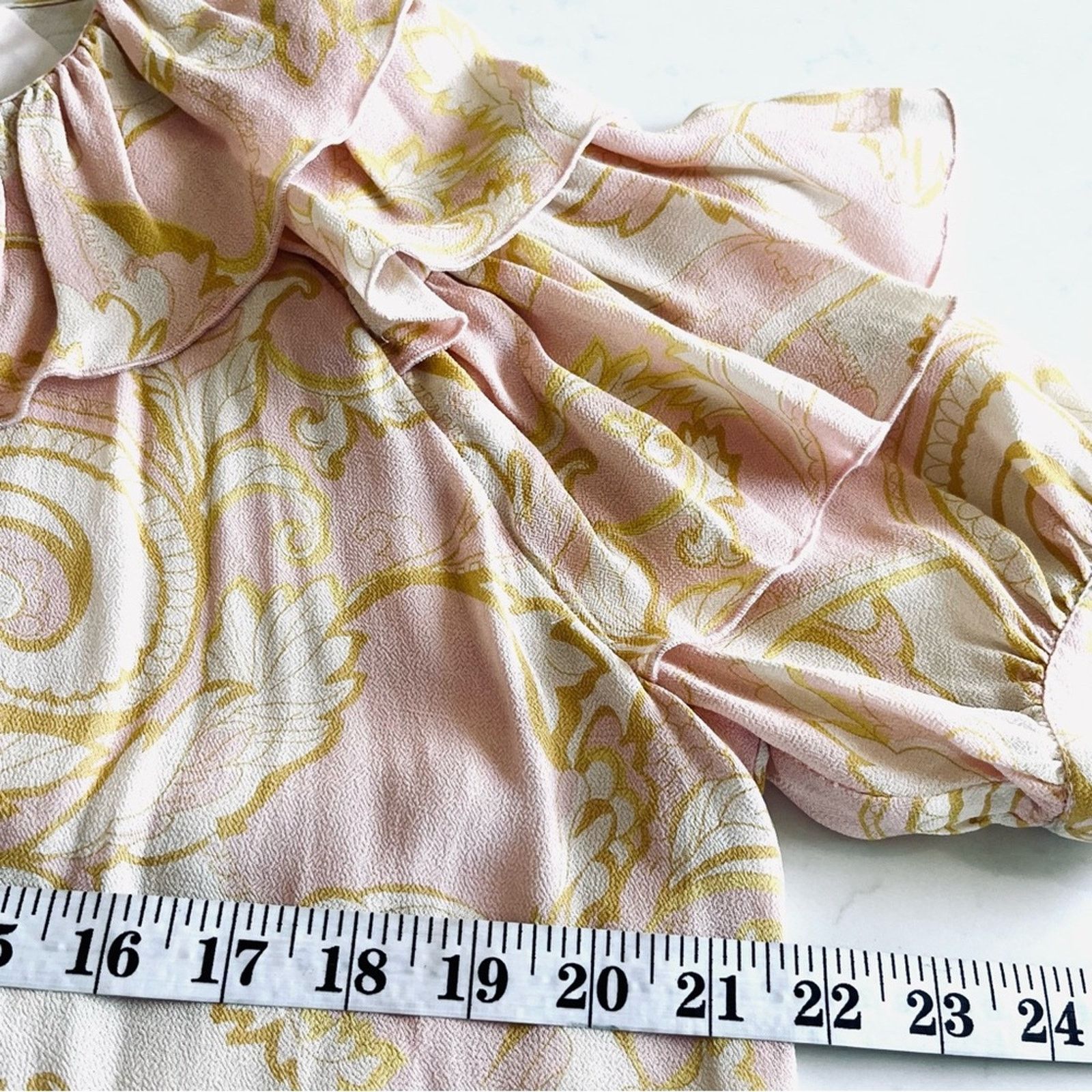Ted Baker Ted Baker Frisis paisley print ruffle tie front blouse Size M / US 6-8 / IT 42-44 - 10 Thumbnail
