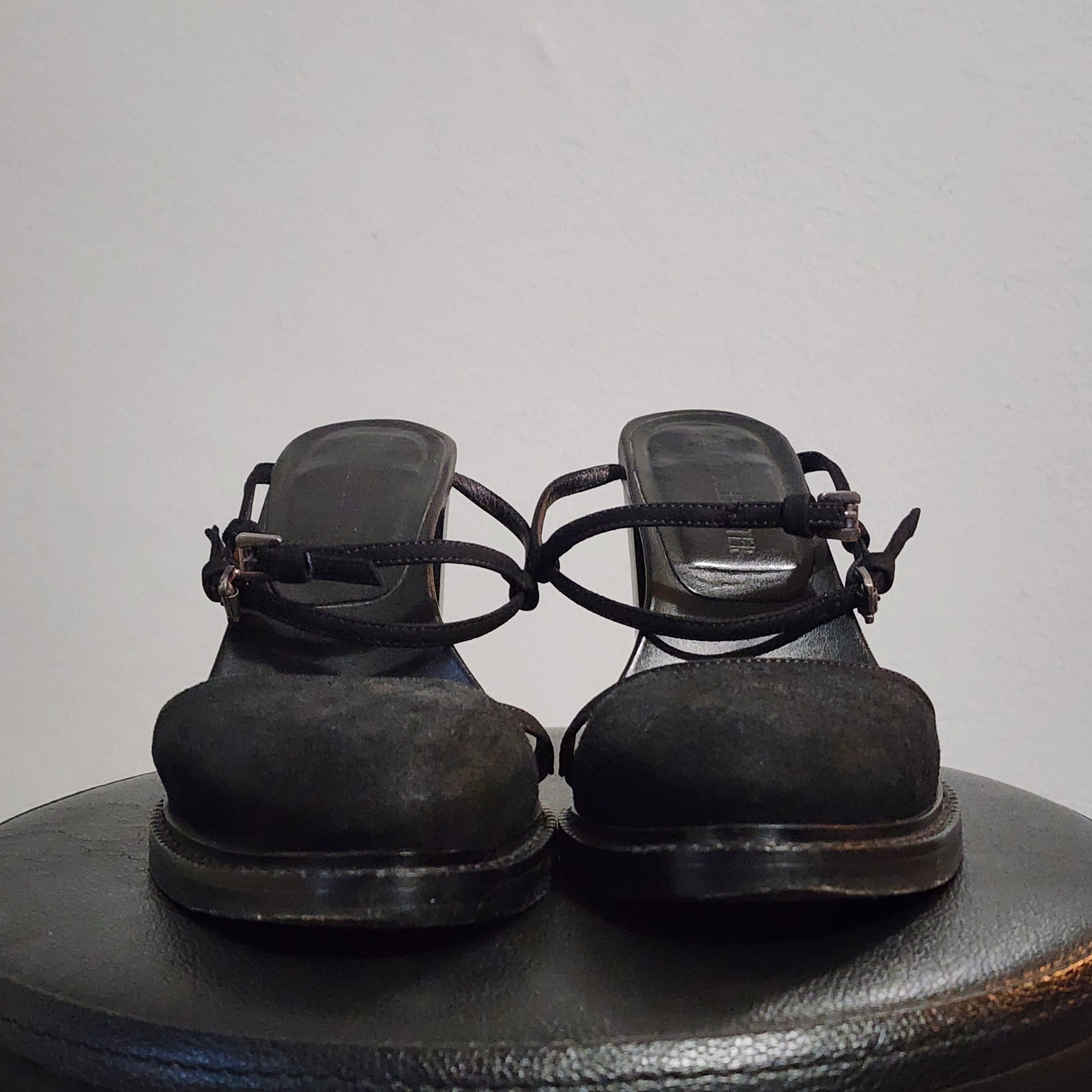 Ann Demeulemeester Heeled leather sandals Size US 6 / IT 36 - 5 Thumbnail