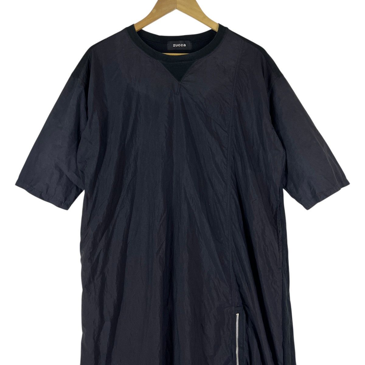 Zucca 🔥 black Zucca t-shirt dress with a zipper detail Size US M / EU 48-50 / 2 - 4 Thumbnail