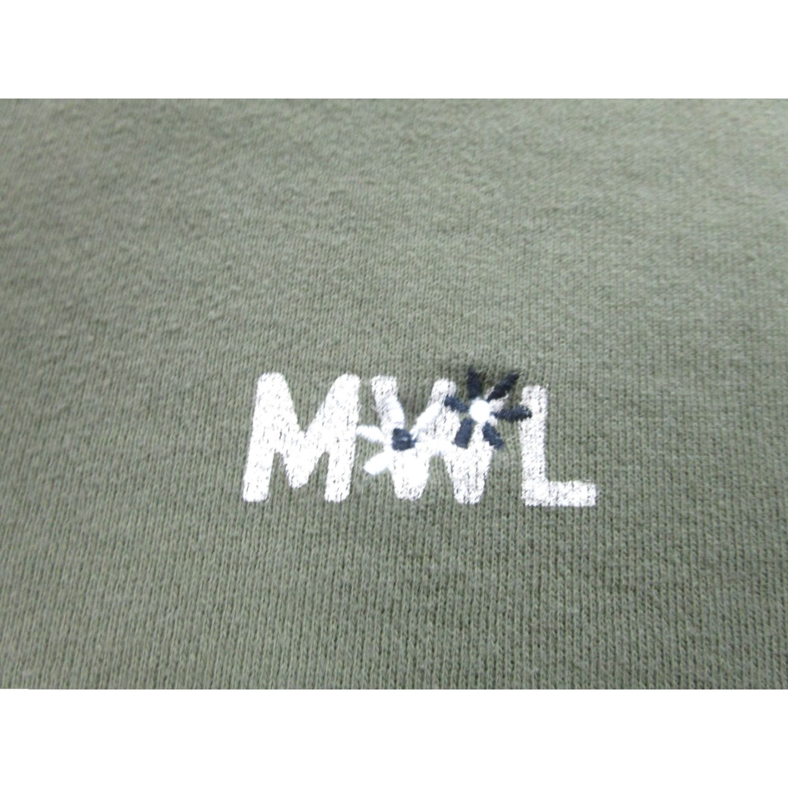 Madewell Madewell Hoodie Womens Large Green Olive Embroidered MWL Pullover Athleisure Loungewear Size L / US 10 / IT 46 - 3 Thumbnail