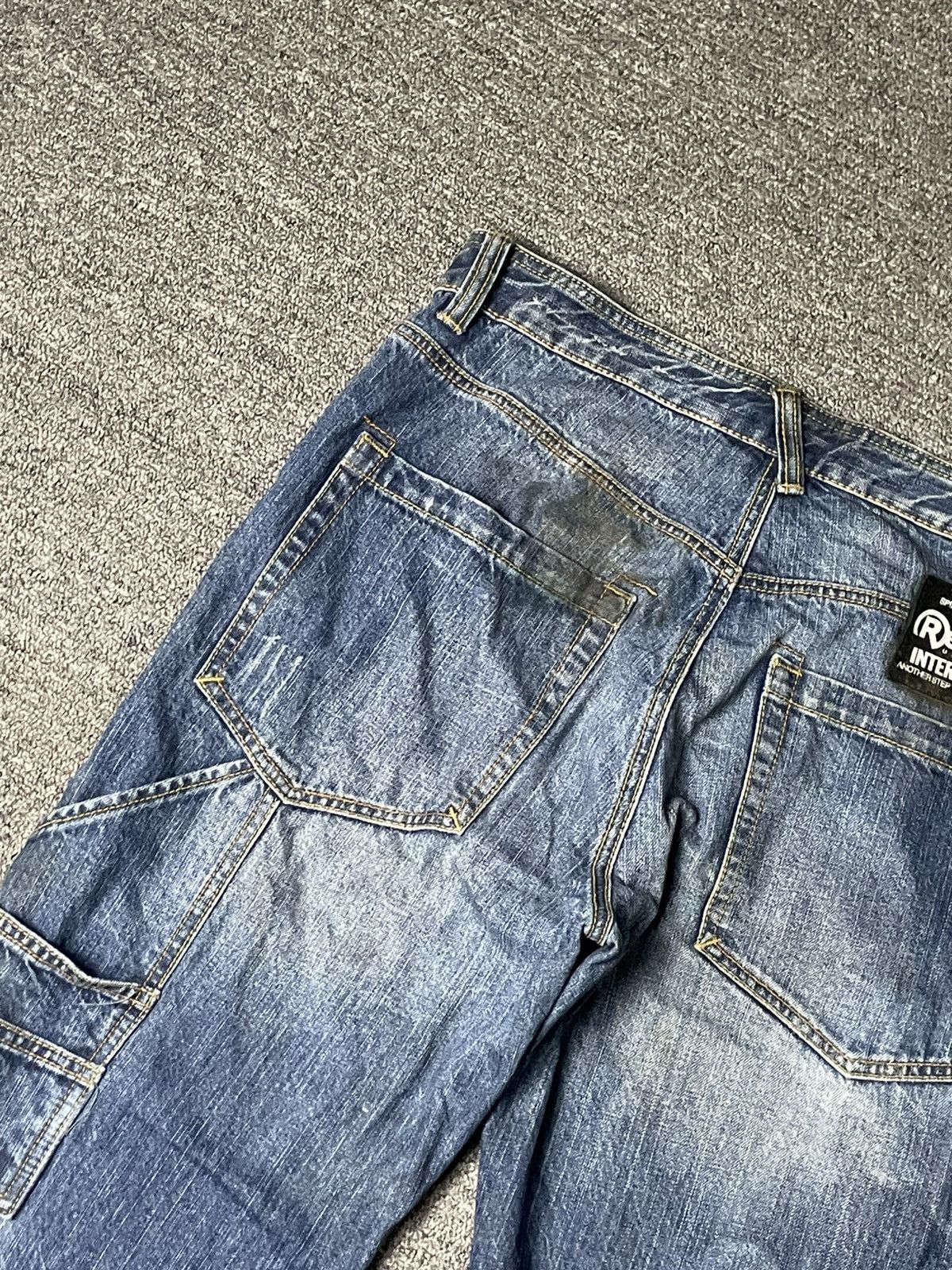 Japanese Brand × Vintage REAL B.VOICE Japanese Brand Spell Out Jeans (84) Size US 35 - 18 Thumbnail