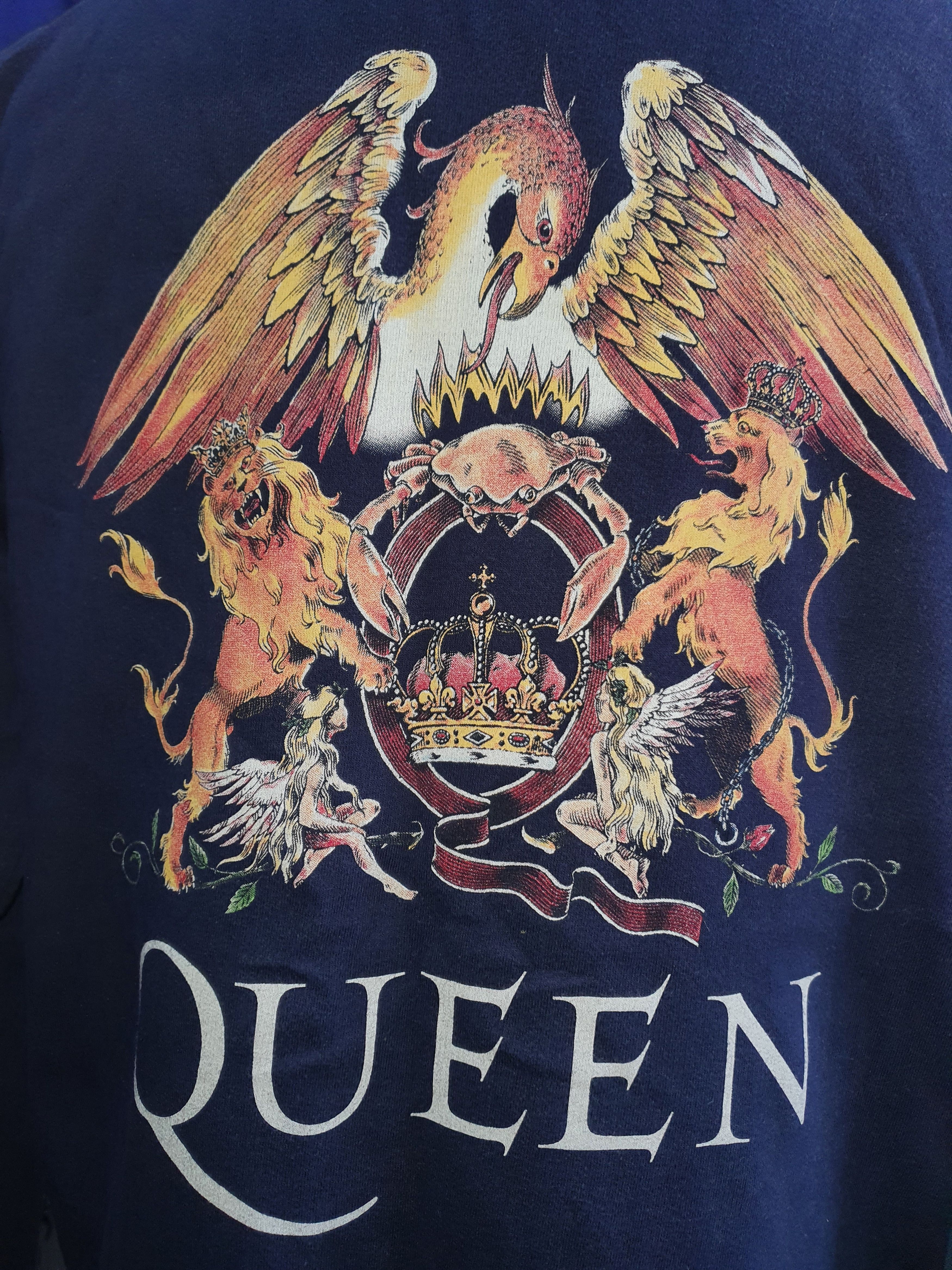Band Tees 🌹QUEEN varsity jacket M 🌹 Size US M / EU 48-50 / 2 - 2 Thumbnail