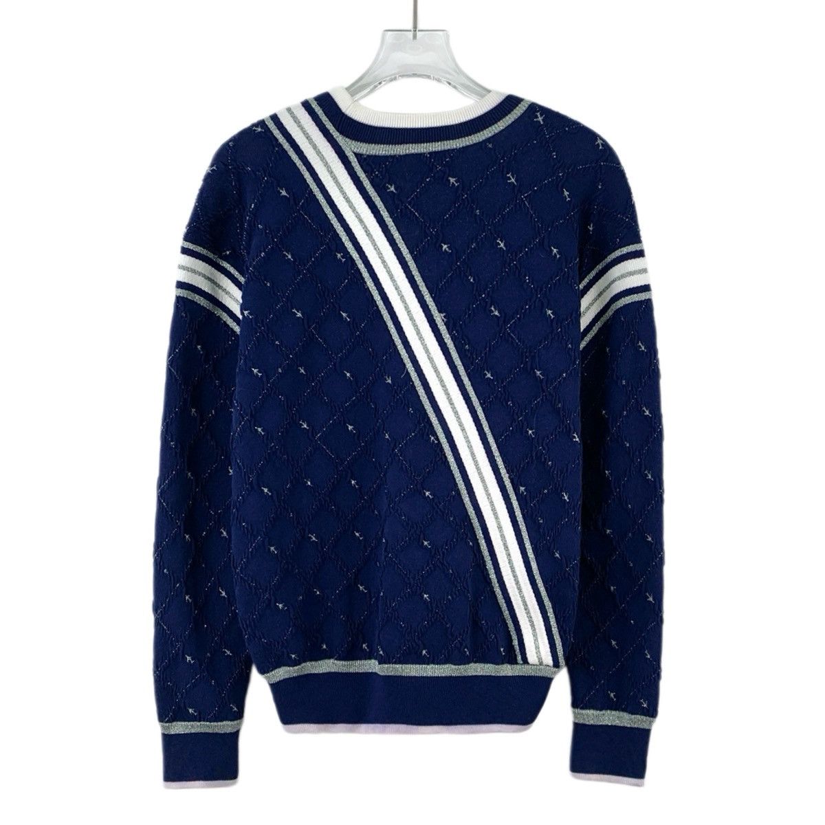 Chanel Chanel Airport Series Striped Long Sleeve Knit Top K26WX Size XS / US 0-2 / IT 36-38 - 2 Thumbnail
