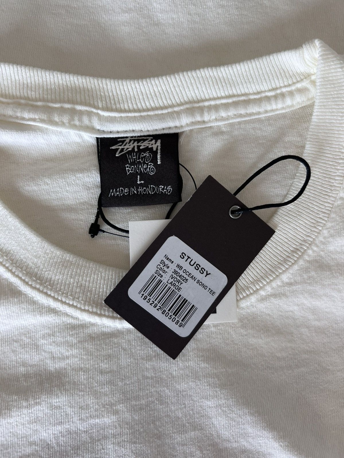 Stussy Stussy Wales Bonner Ocean Song Tee in Ivory Size US L / EU 52-54 / 3 - 5 Thumbnail