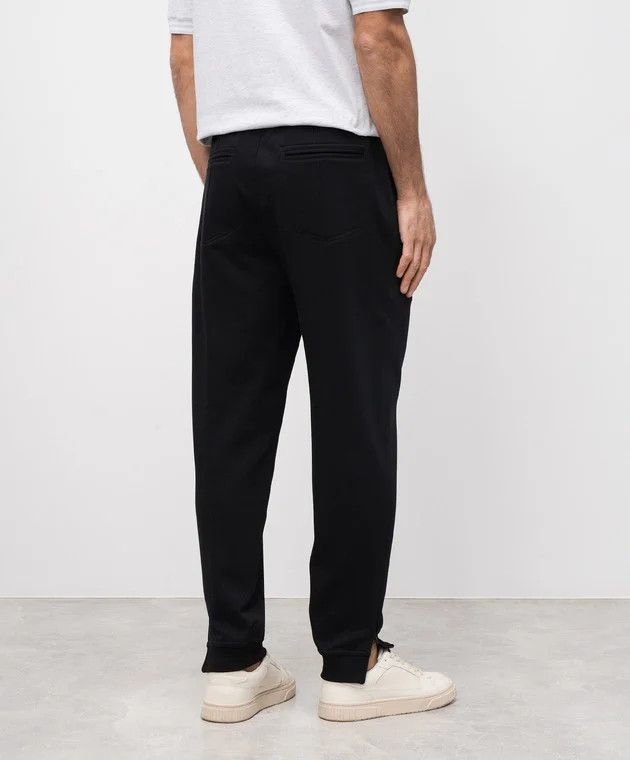 Brunello Cucinelli o1y0526 Jogger & Sweatpant in Black Size US 34 / EU 50 - 3 Thumbnail