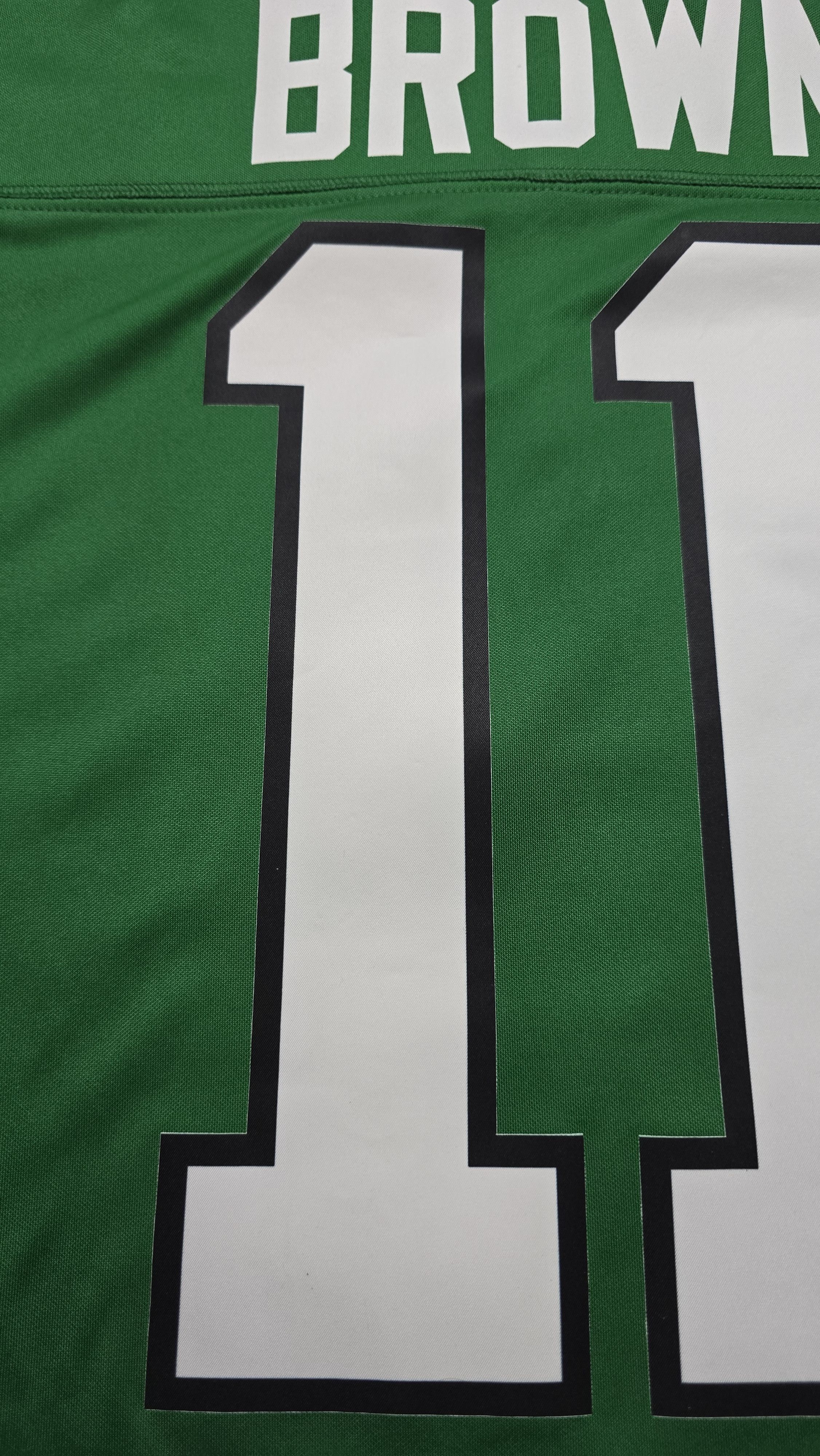 Nike Brown #11 Eagles Vapor FUSE Super Bowl LIX Champs Jersey XXL Size US XXL / EU 58 / 5 - 6 Thumbnail