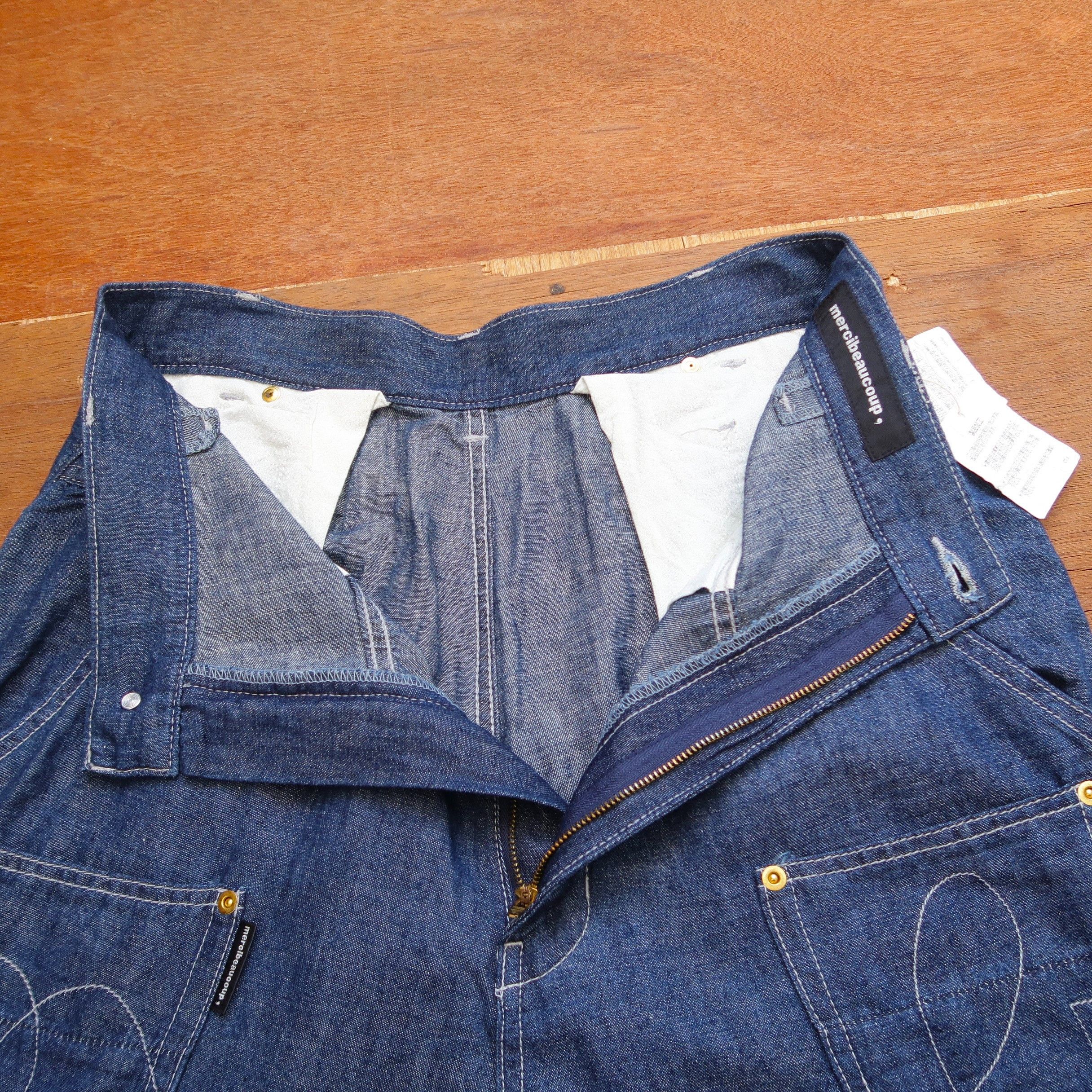 Issey Miyake Issey Miyake Mecibeaucoup Indigo Dye Psychedelic Reverse Size US 32 / EU 48 - 8 Thumbnail
