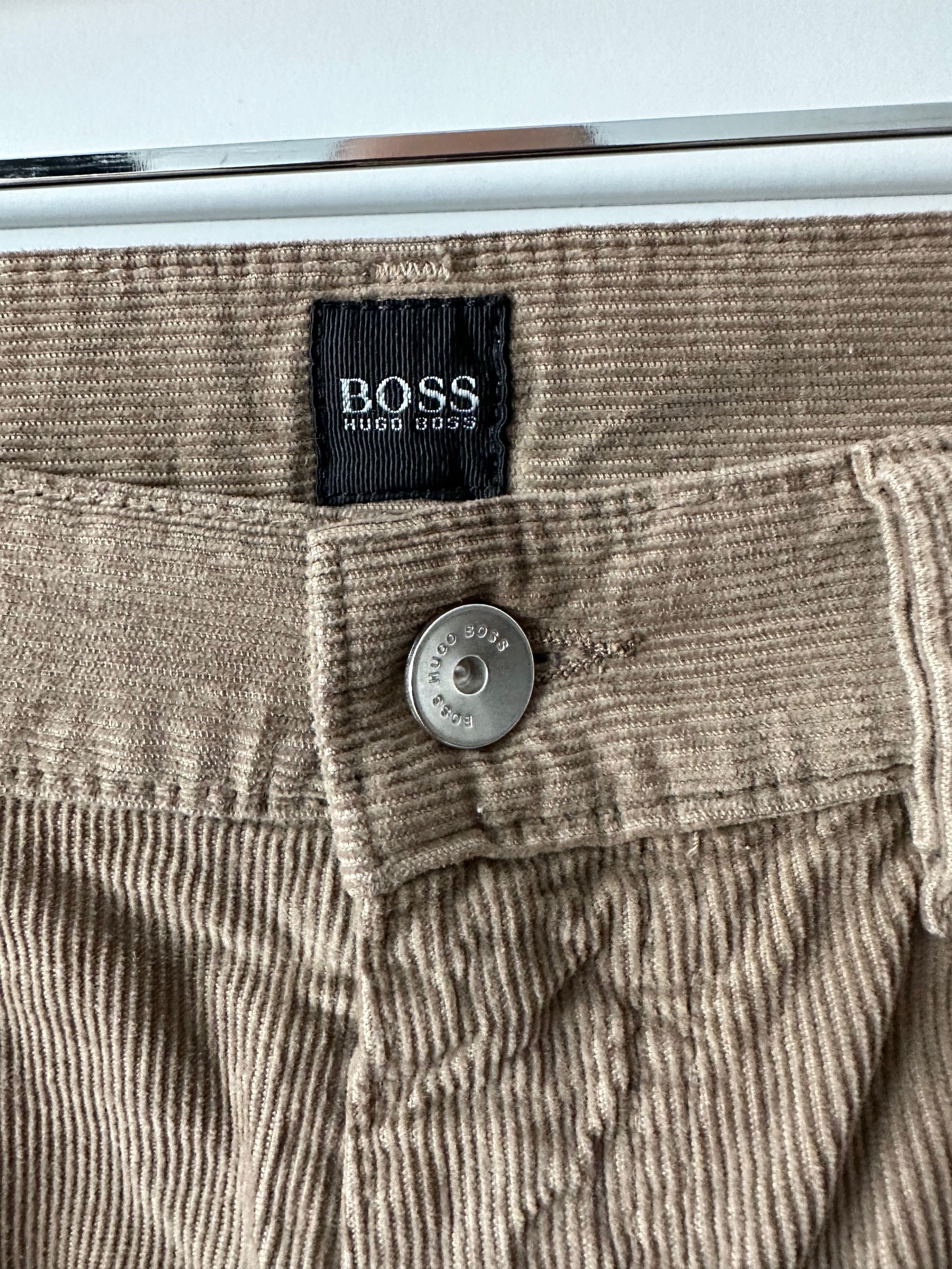 Hugo Boss Hugo Boss Corduroy texas pants trousers brown Size US 33 - 3 Thumbnail