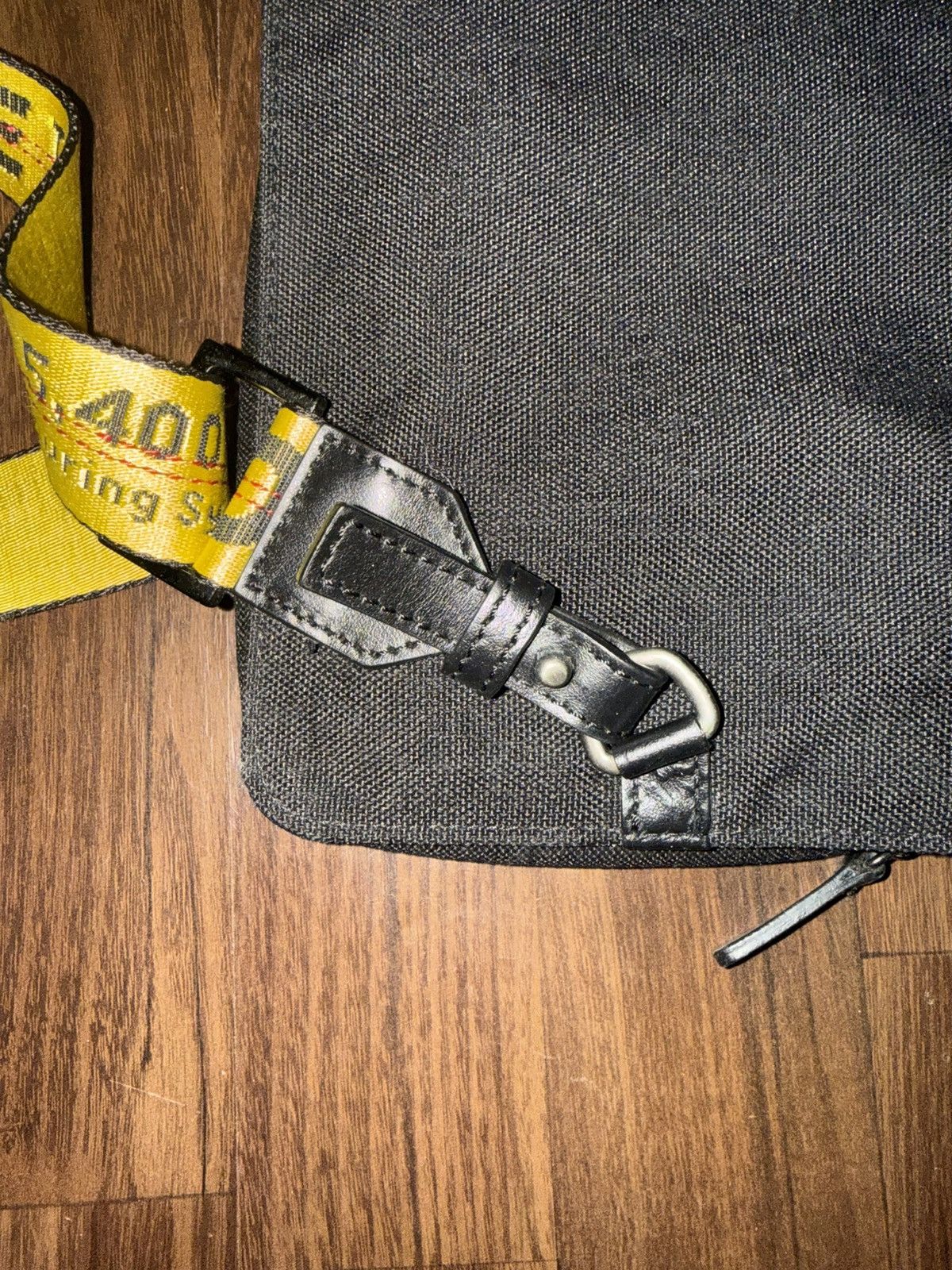 Off-White Off White - Black Cordura Logo Print Cross-Body Bag Size ONE SIZE - 8 Thumbnail