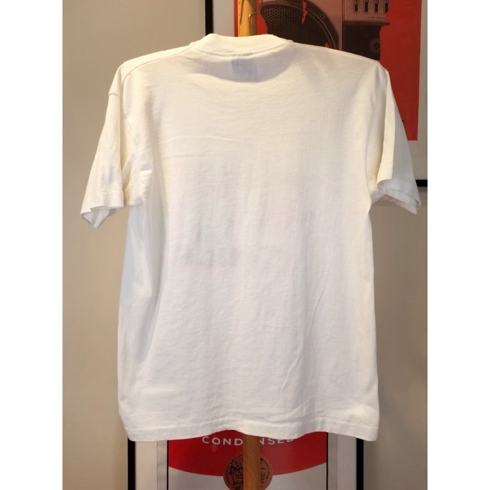 Vintage VINTAGE 90' GET WITH MILK CARTOON SINGLE STITCH WHITE T-SHIRT LARGE Mens Shirt Cotton Short Sleeve Crew Neck Screen Star Size US L / EU 52-54 / 3 - 8 Thumbnail