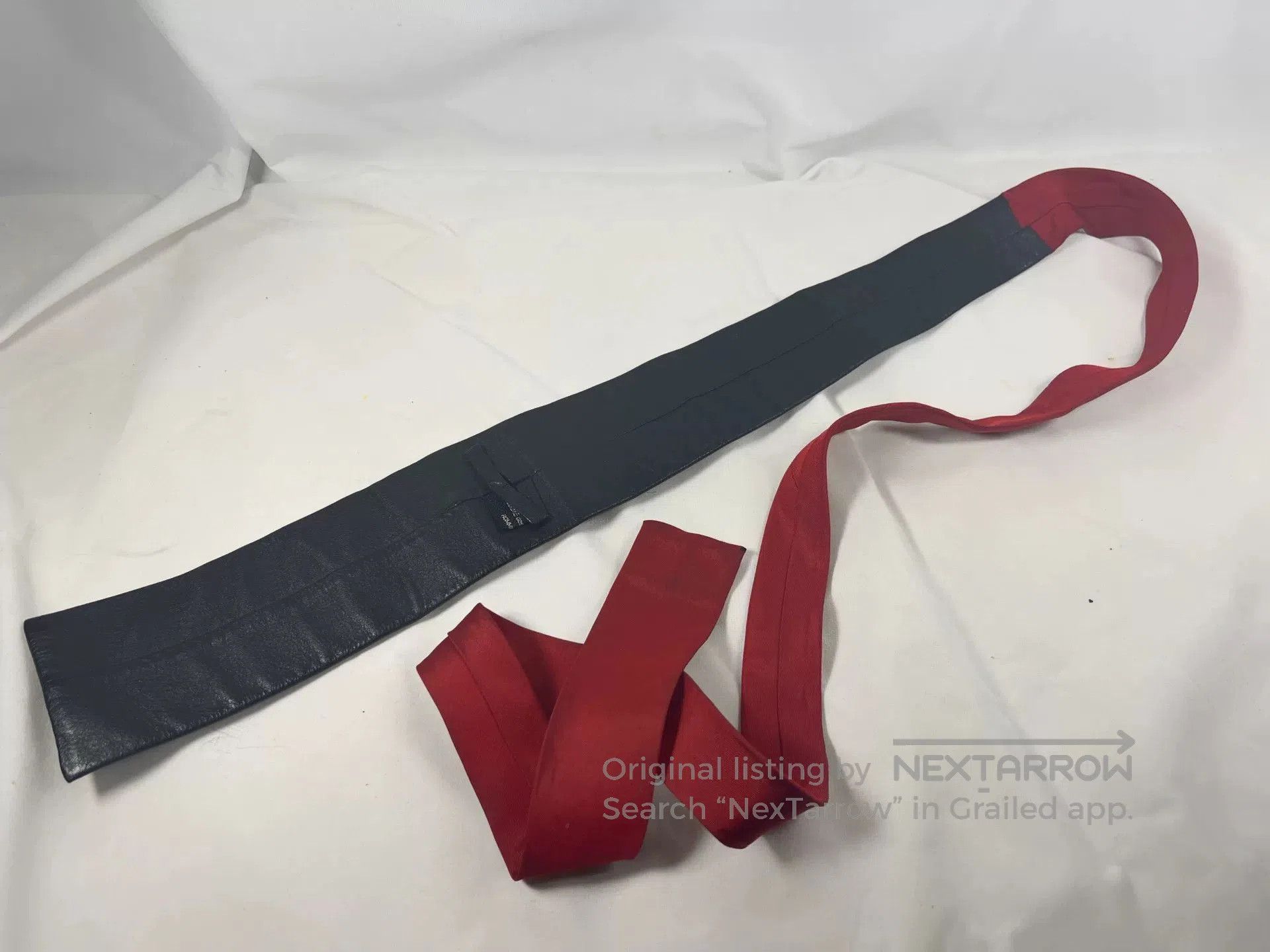 Comme des Garcons Homme Plus Comme des Garçons Homme Plus Leather Tie. Size ONE SIZE - 2 Thumbnail