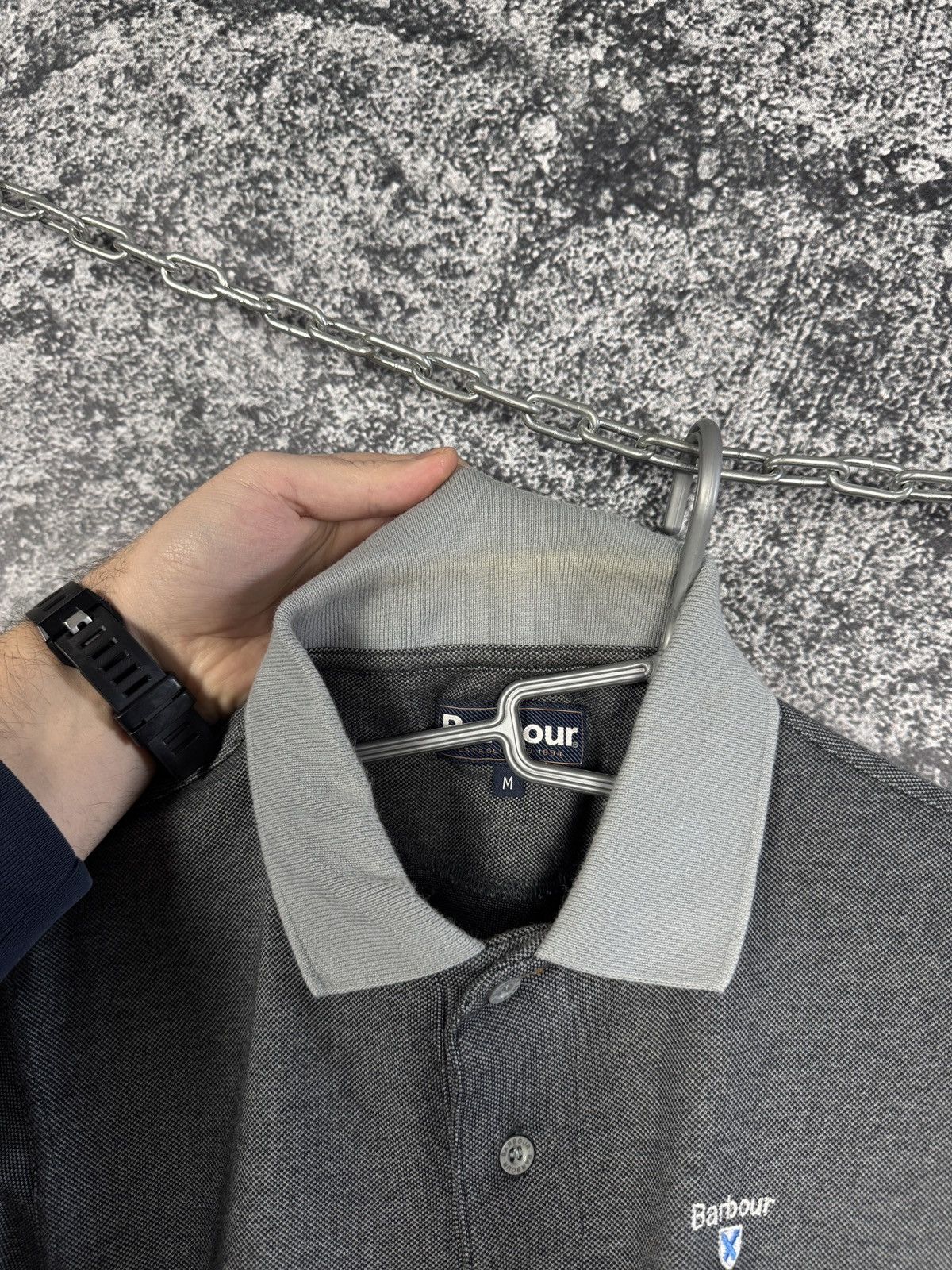 Barbour × Vintage Men’s Barbour Polo Shirt Luxury Size M Medium Size US M / EU 48-50 / 2 - 14 Thumbnail