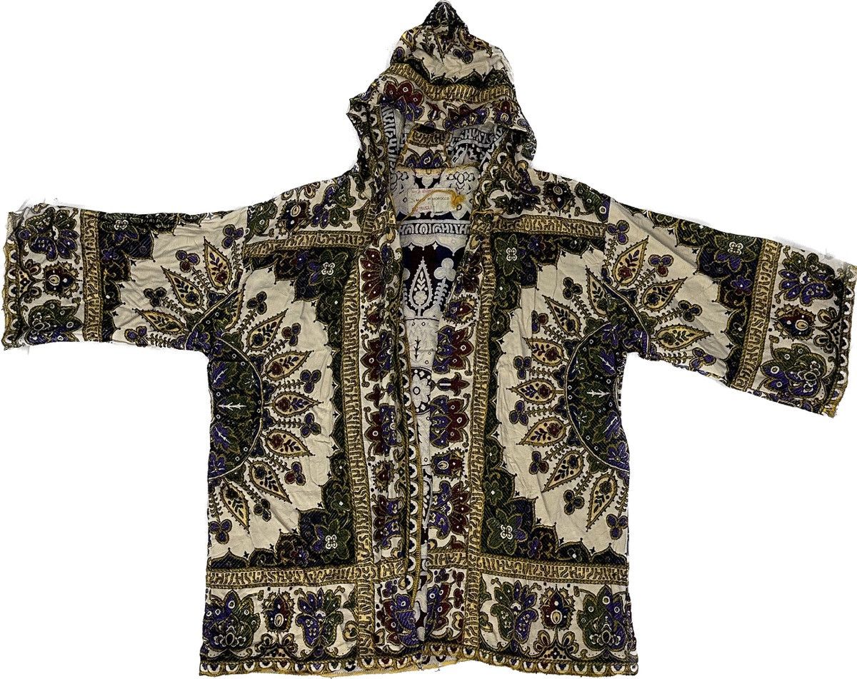 14th Addiction × Other × Vintage Vintage RN31521 Morocco Damask Pattern Rayon Hoodie Size US L / EU 52-54 / 3 - 1 Thumbnail