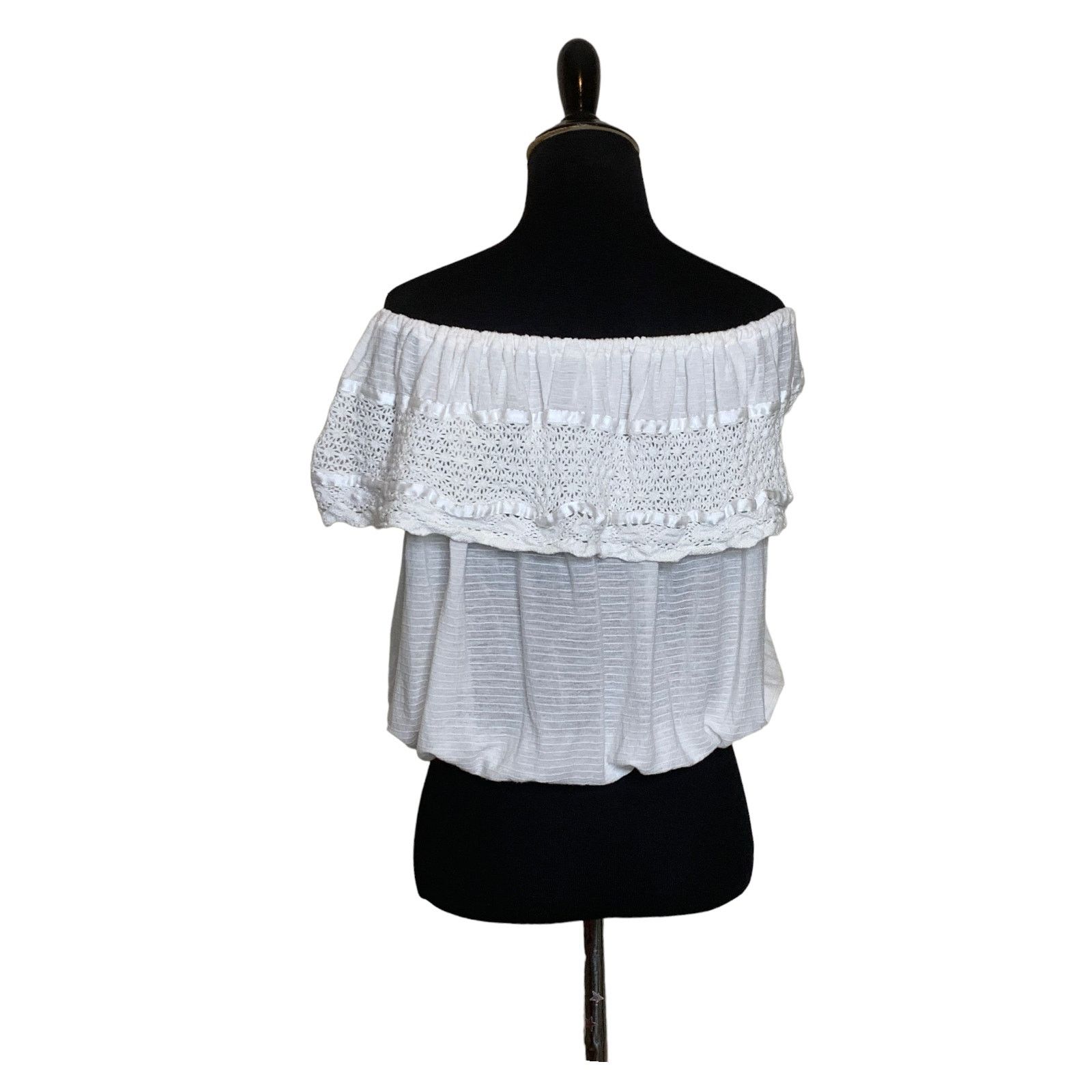 Free People Free People White Bohemian off the shoulder top XS Size XS / US 0-2 / IT 36-38 - 9 Thumbnail