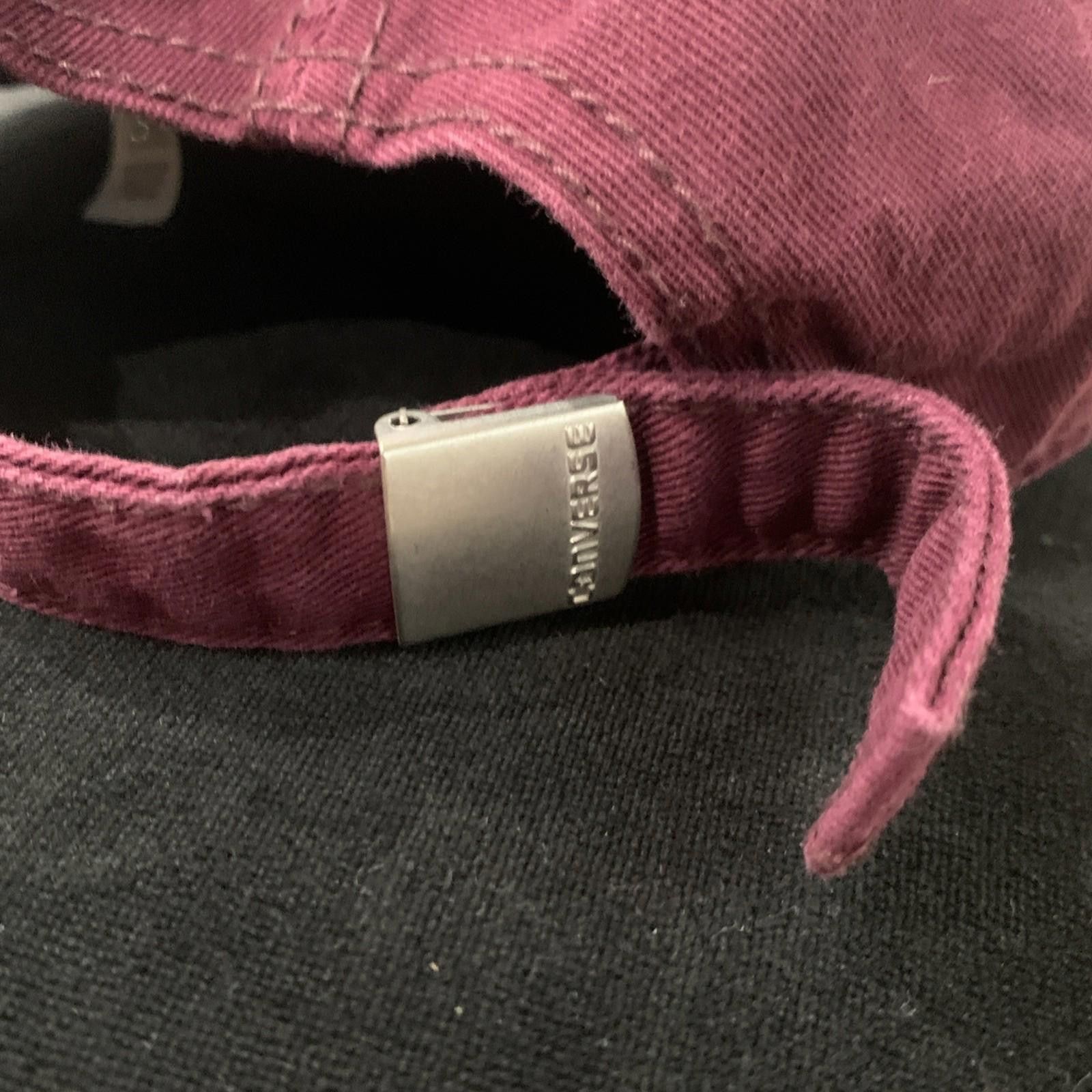 Converse New Converse Chuck Taylor Patch Cap Burgundy Bloodstone Hat Size ONE SIZE - 6 Thumbnail