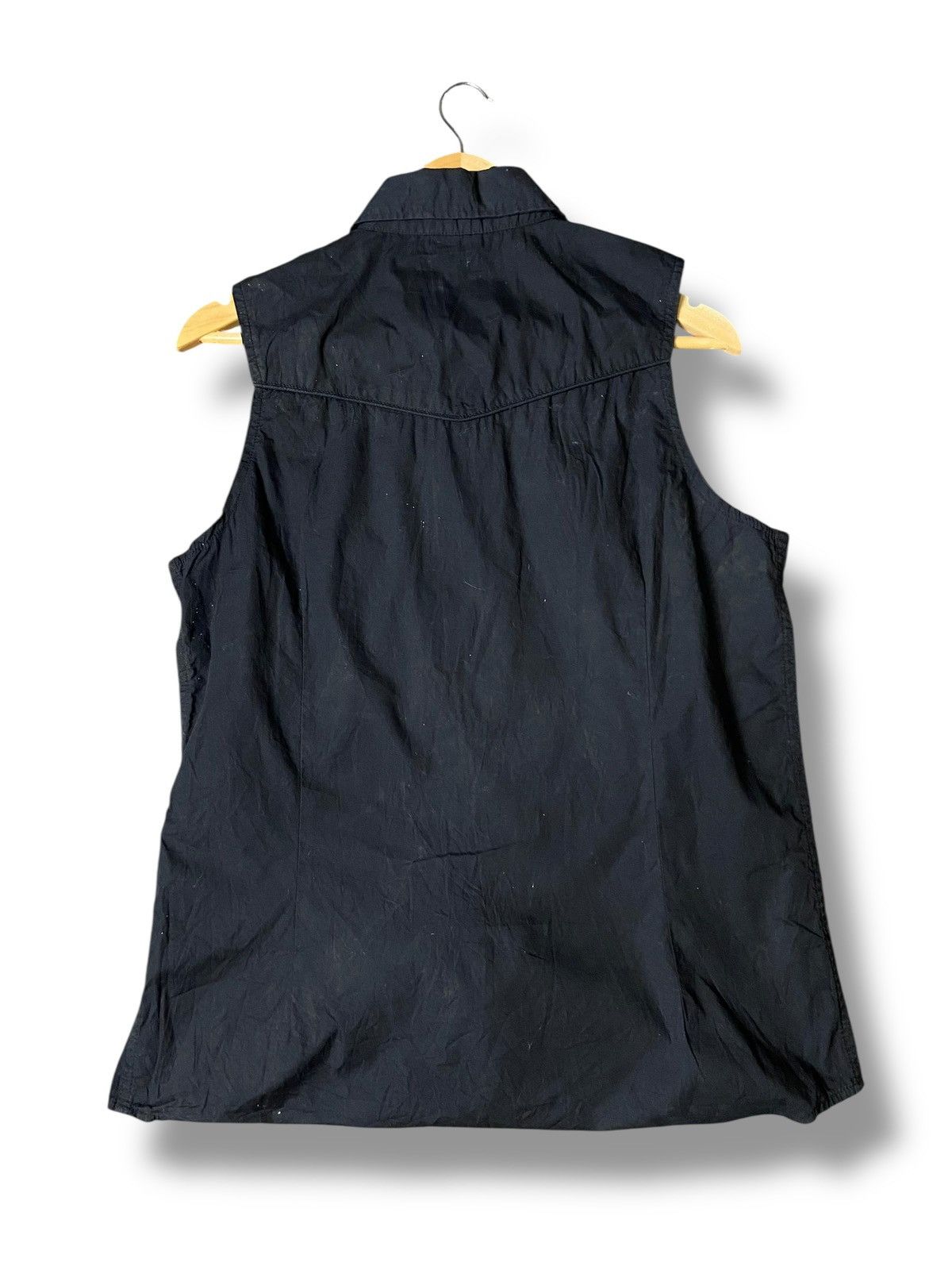 Japanese Brand Bad Boy Brand Sleeveless Button Up Shirt (149) Size US L / EU 52-54 / 3 - 5 Thumbnail