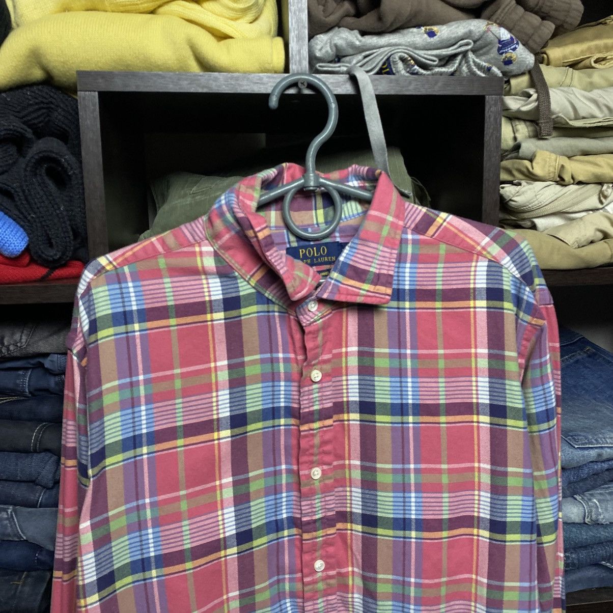 Polo Ralph Lauren Luxury Polo Ralph Lauren Flannel button multicolored shirt Size US XL / EU 56 / 4 - 2 Thumbnail