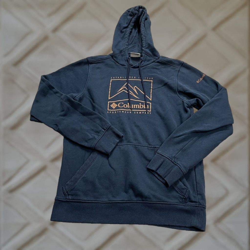Vintage Columbia Hoodie Sweatshirt Womens XS Navy Blue Graphic Pullover Jacket Casual Size XS / US 0-2 / IT 36-38 - 1 Thumbnail