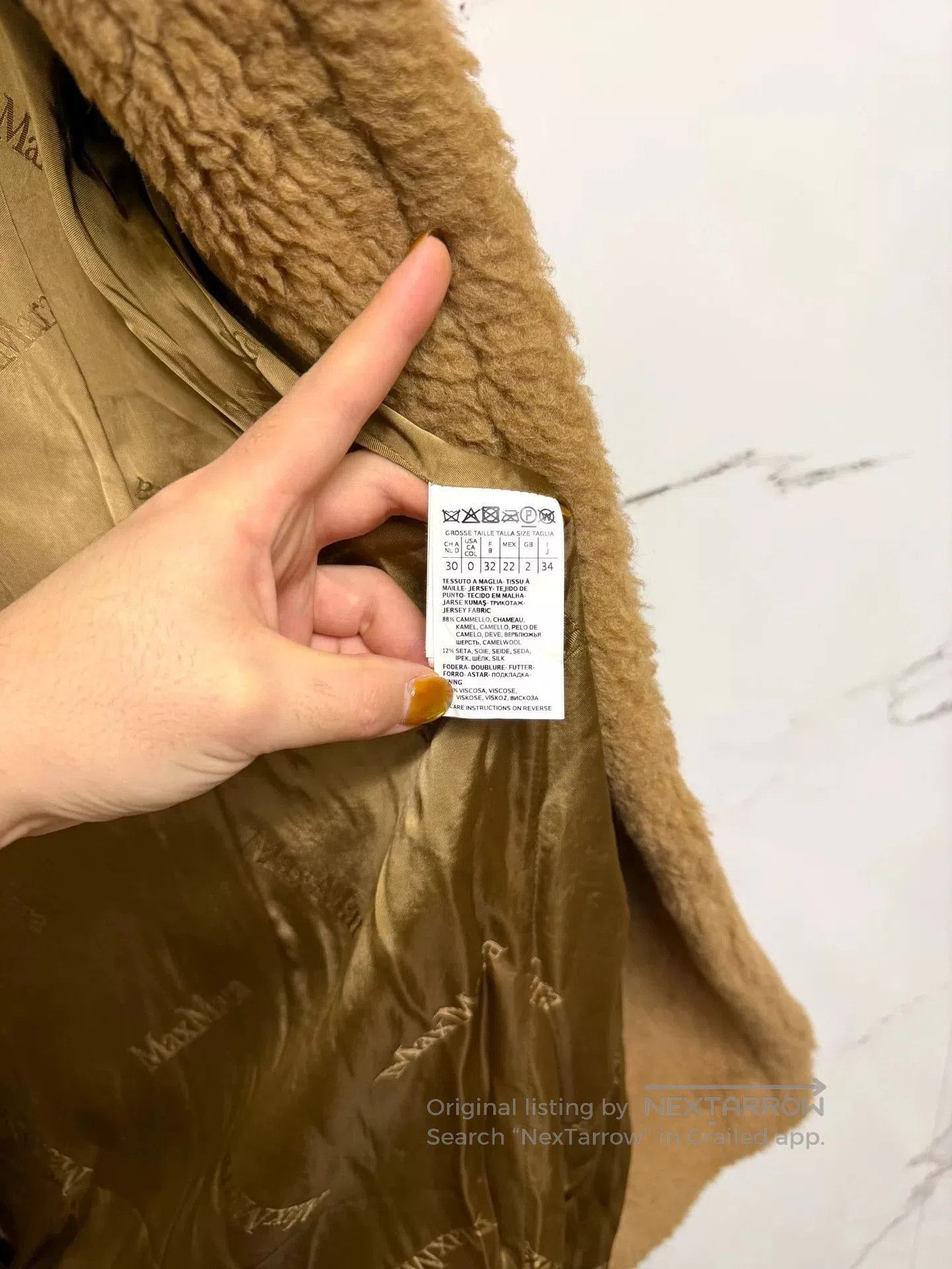 Max Mara maxmara brown teddy coat for women. Size XXS / US 00 / IT 34 - 4 Thumbnail