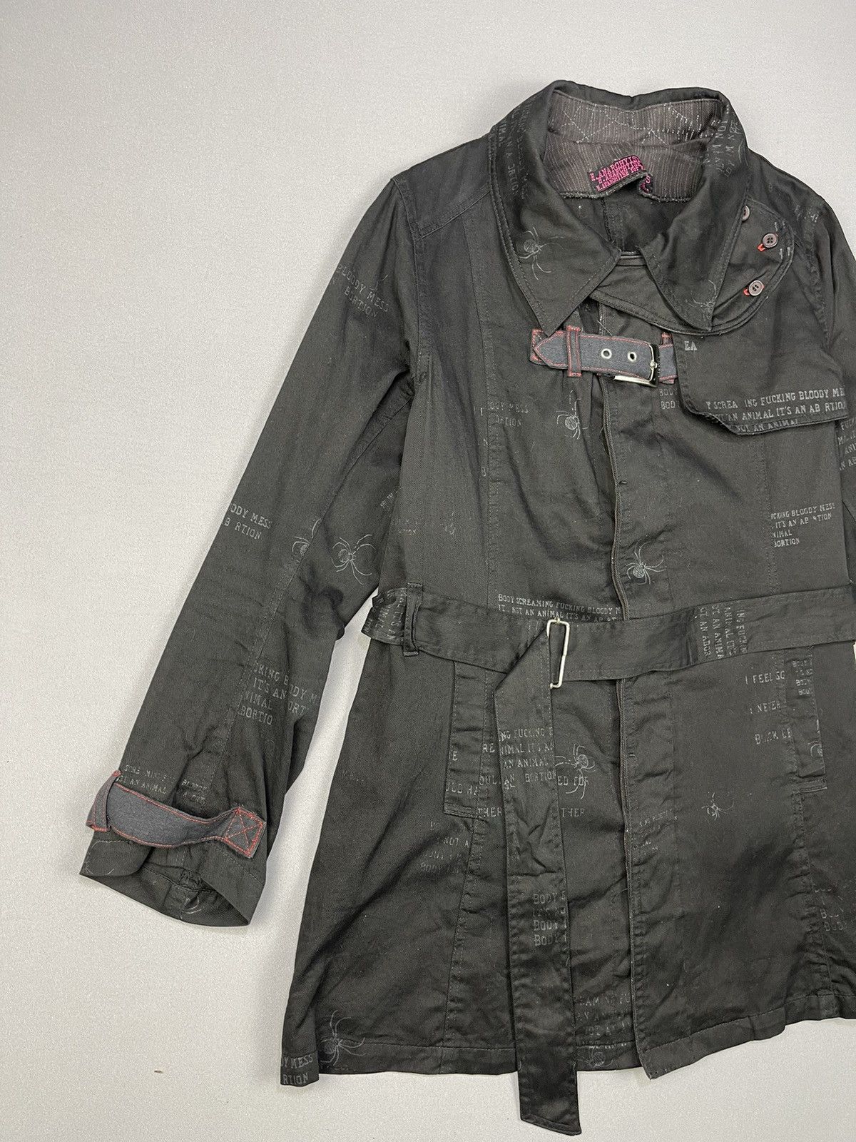 If Six Was Nine H. Anarchyism H. NAOTO Full Spider Punk Jackets Size US S / EU 44-46 / 1 - 3 Thumbnail